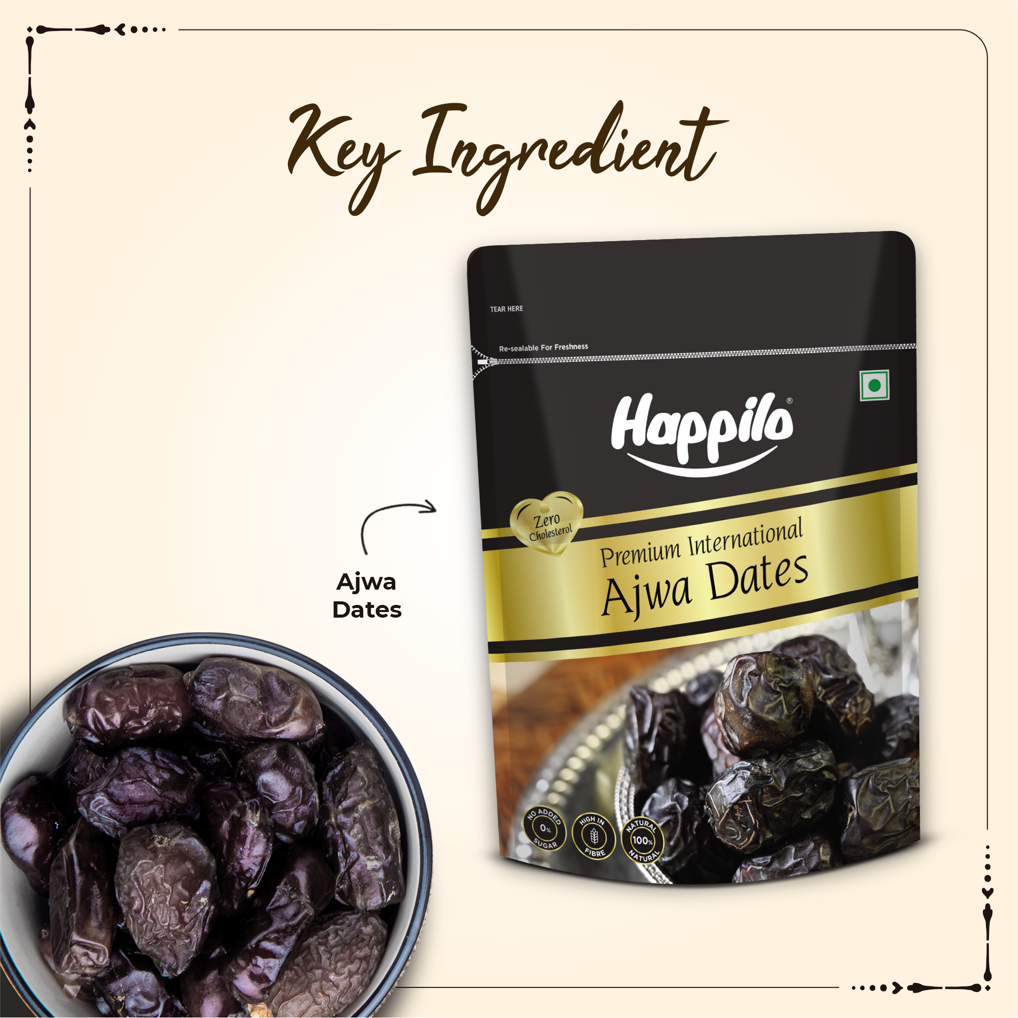 Happilo Premium International Ajwa Dates