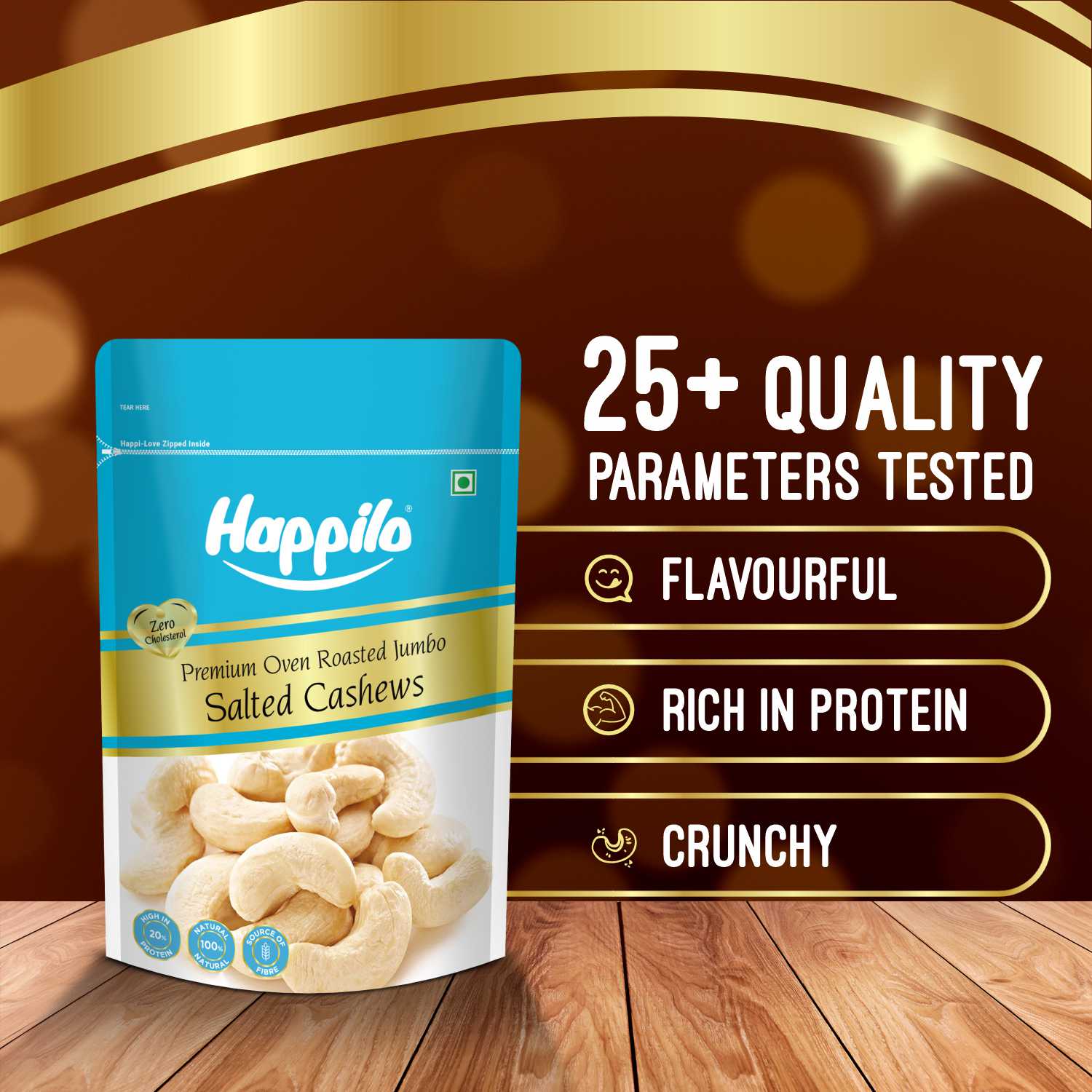 Happilo Roasted & Salted Premium Cashew Nuts