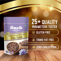 Happilo Premium Authentic Flax seeds Roasted 250g (Pack of 5)