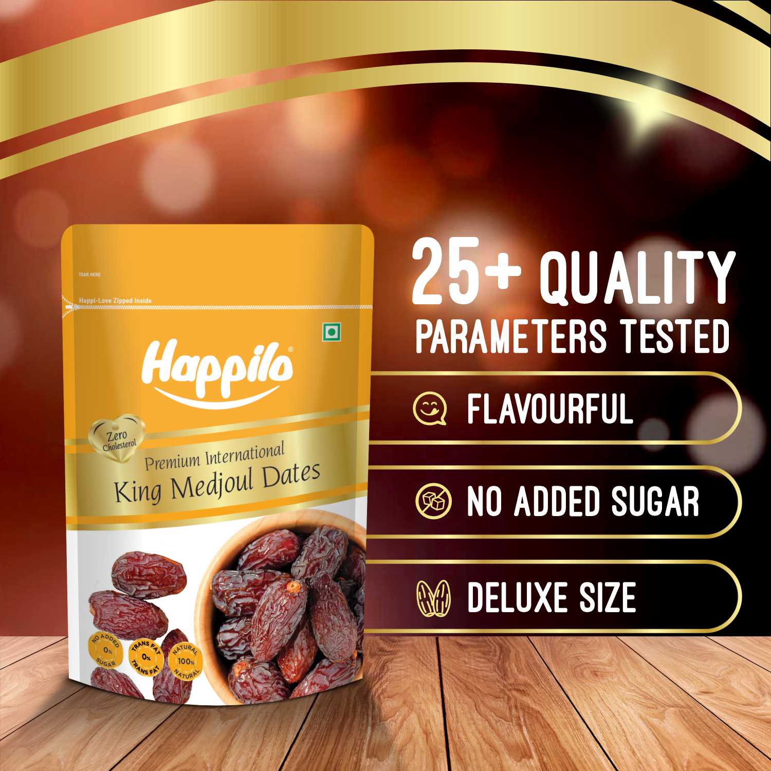 Happilo Premium International King Medjoul Dates