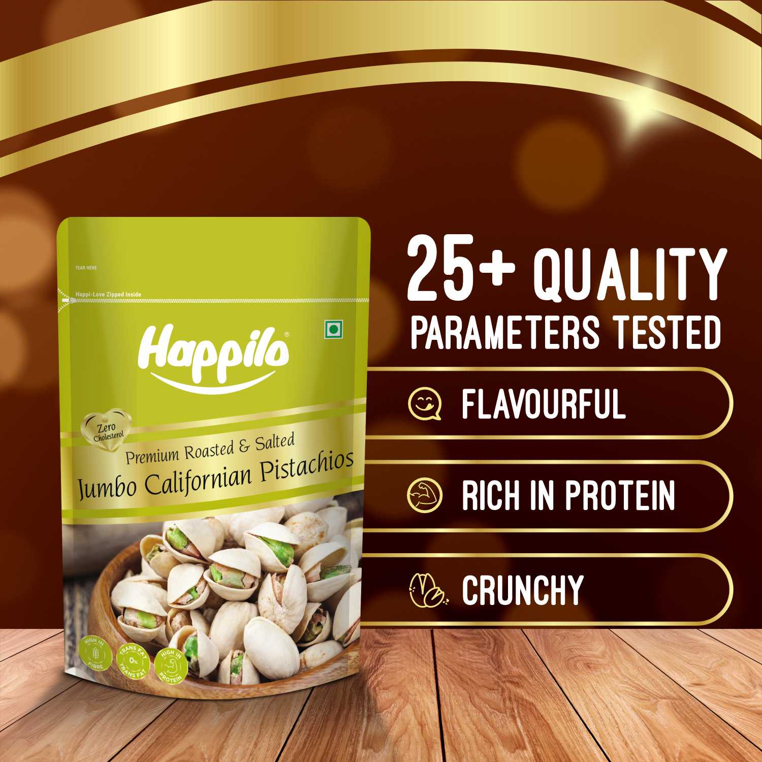 Happilo Freshly Roasted & Salted California Pistachios