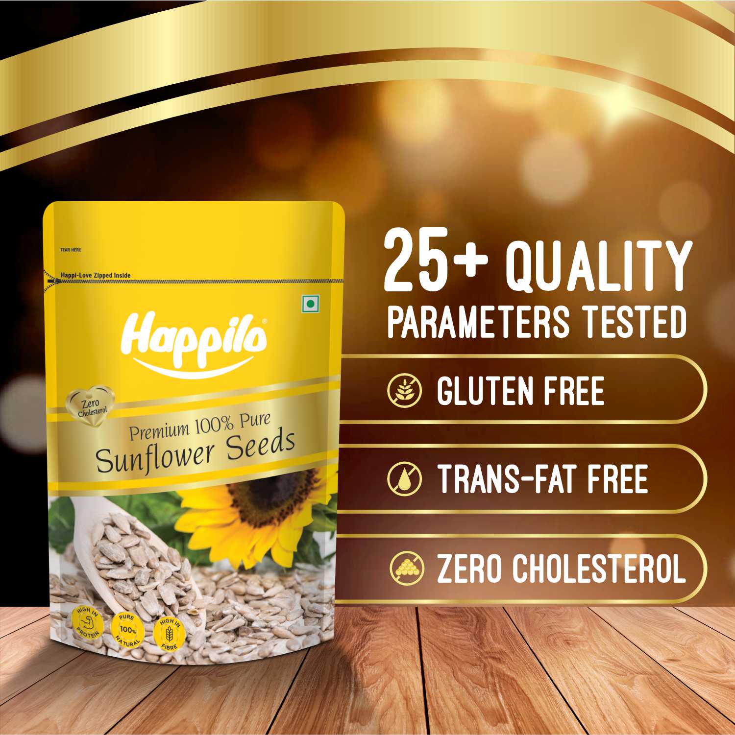 Happilo Premium Raw Sunflower Seeds No Shell