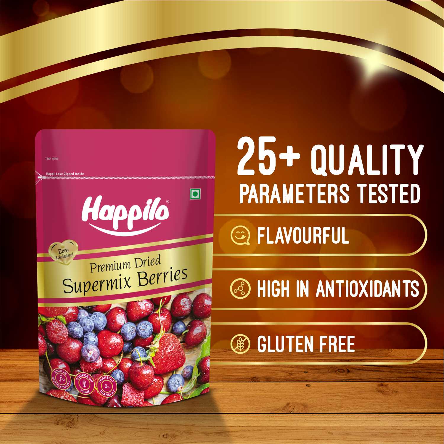 Happilo Healthy & Sweet Premium Dried Berries Mix