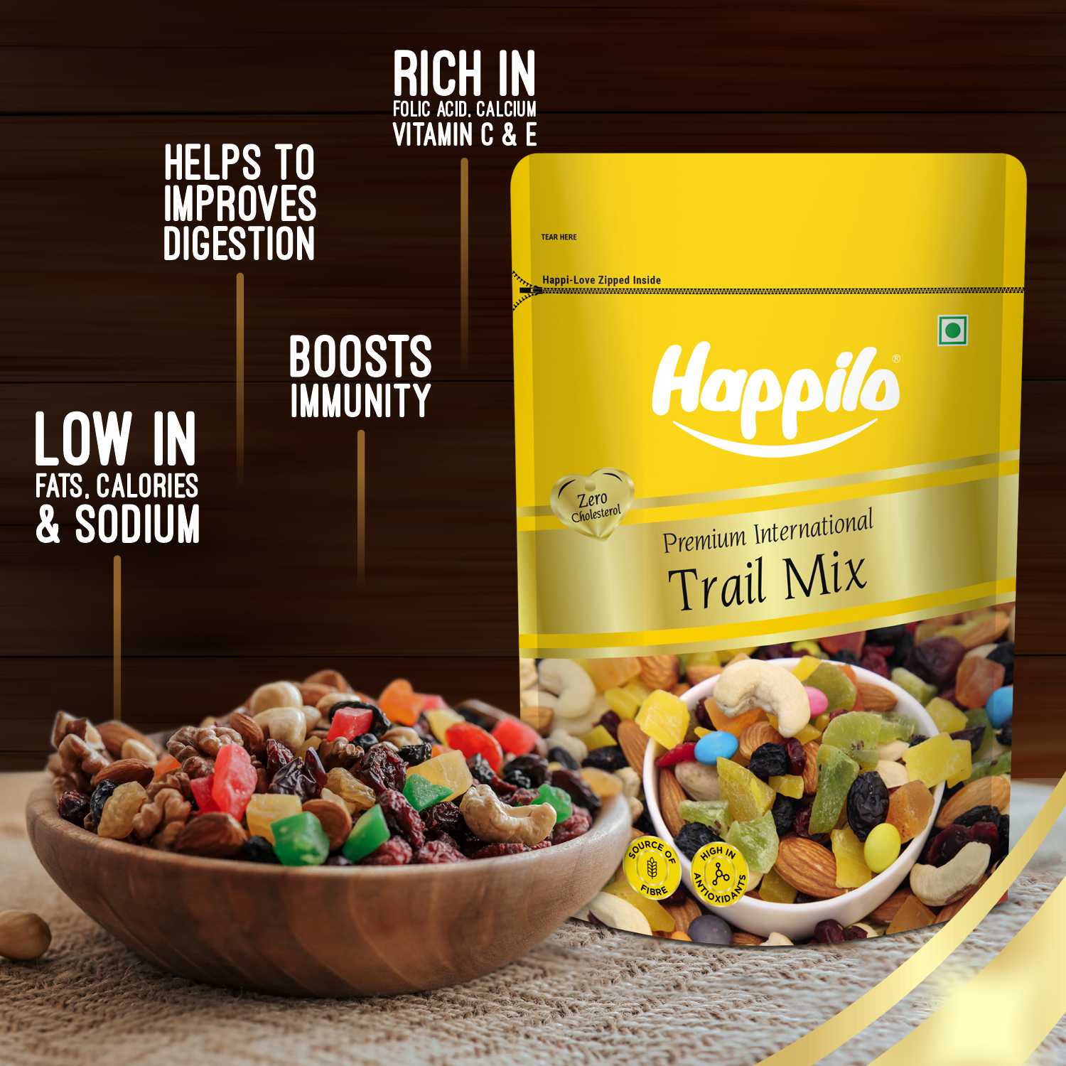 Happilo Premium Nutritious Nutty Trail Mix