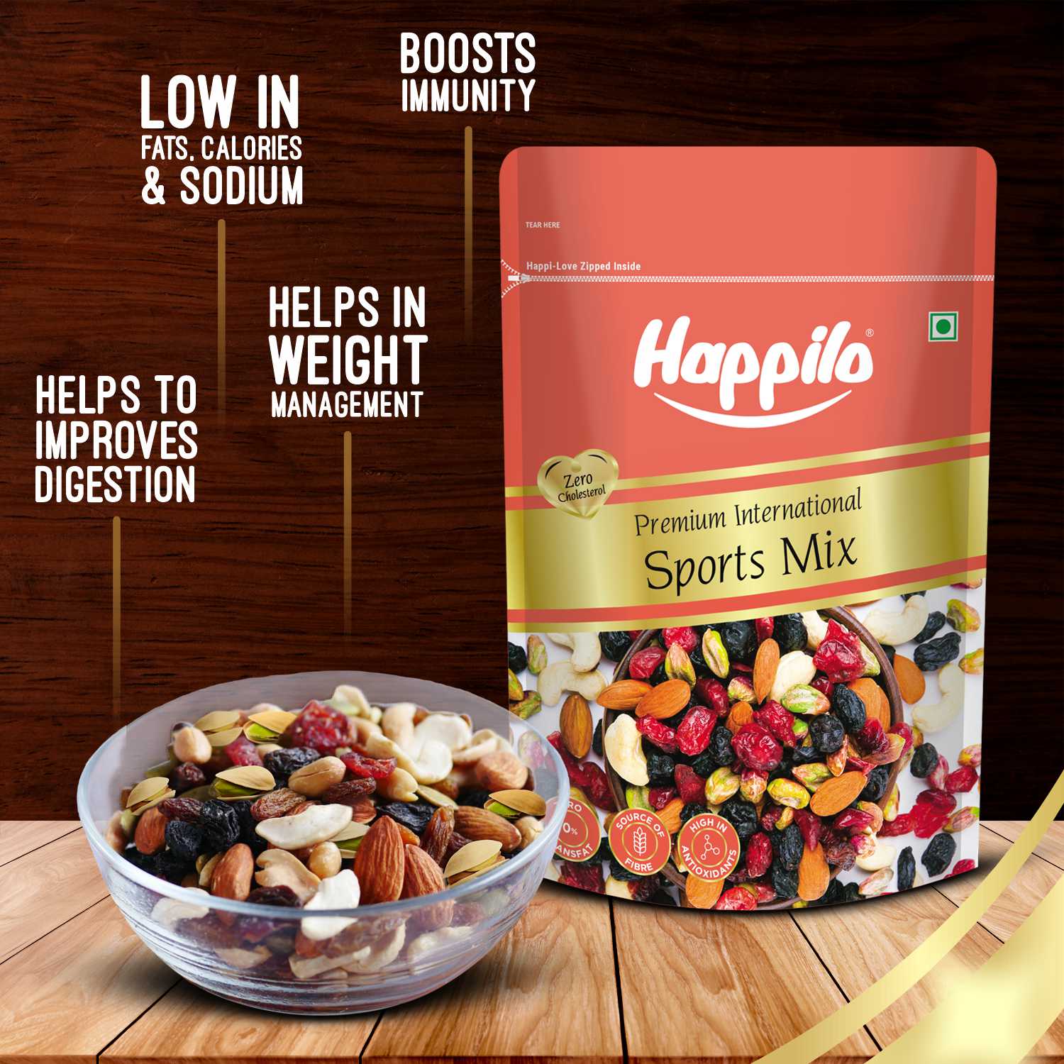 Happilo Premium International Sports Mix