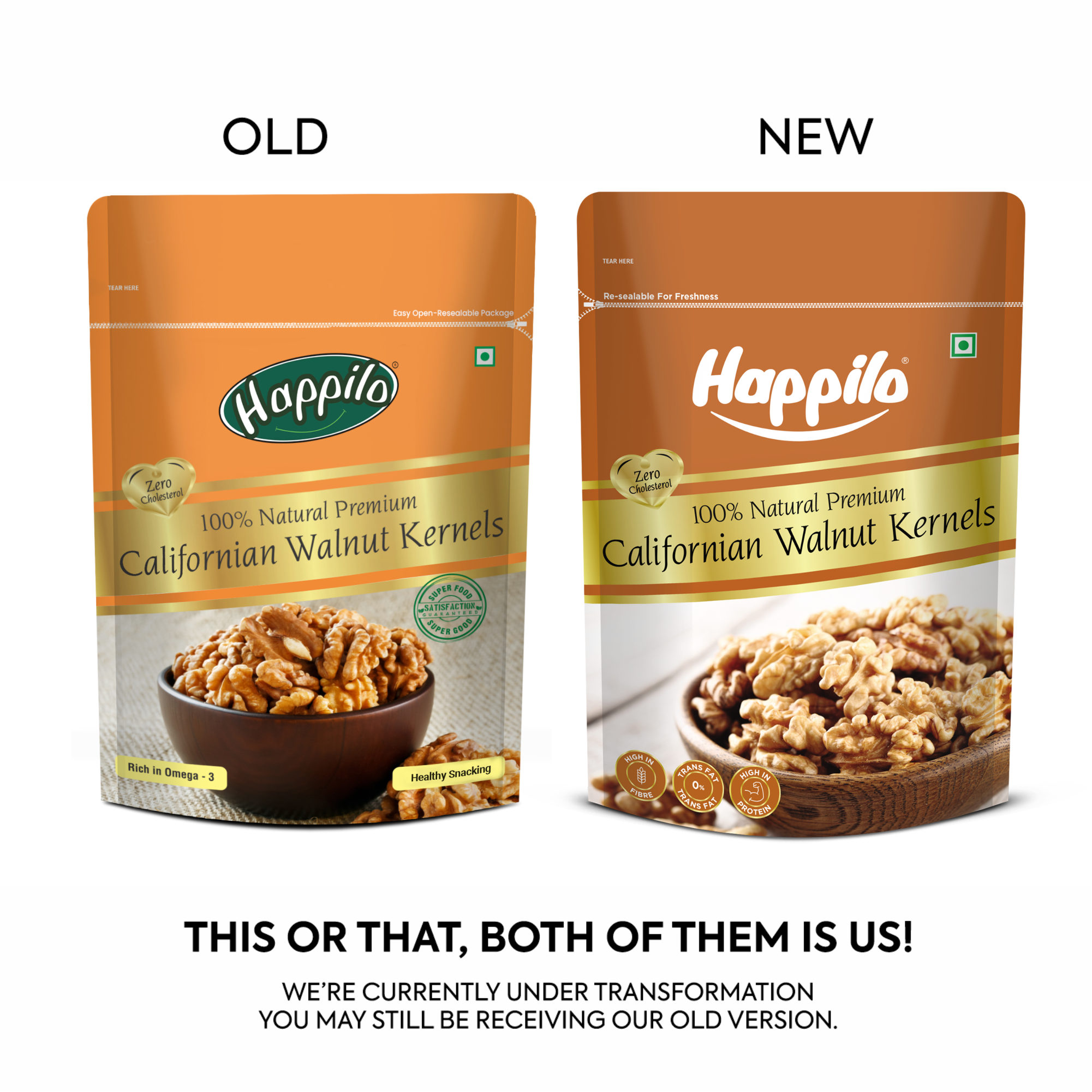 Happilo 100% Natural Californian Walnut Kernels