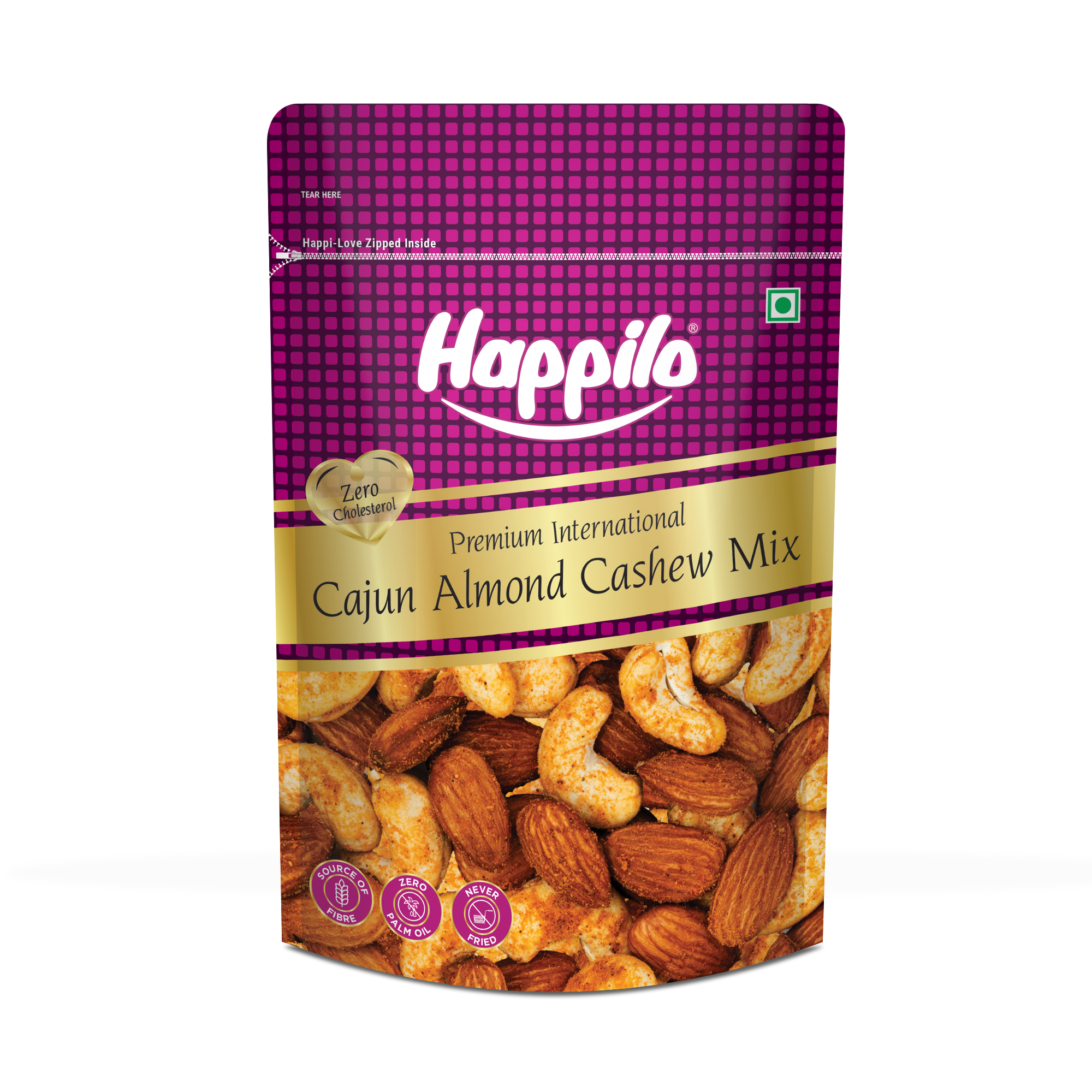 Happilo Premium International Cajun Almond & Cashew Mix 160g