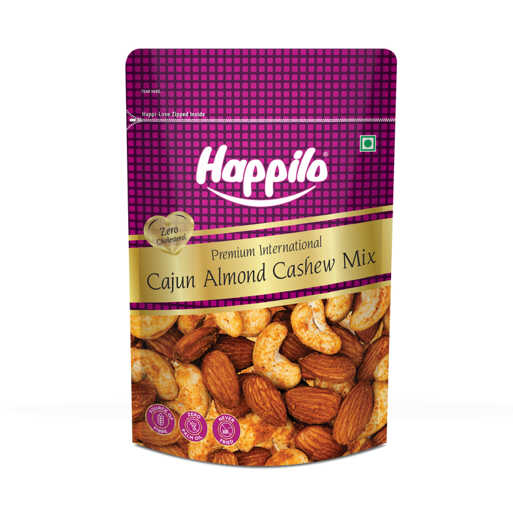 Happilo Premium International Cajun Almond & Cashew Mix 160g