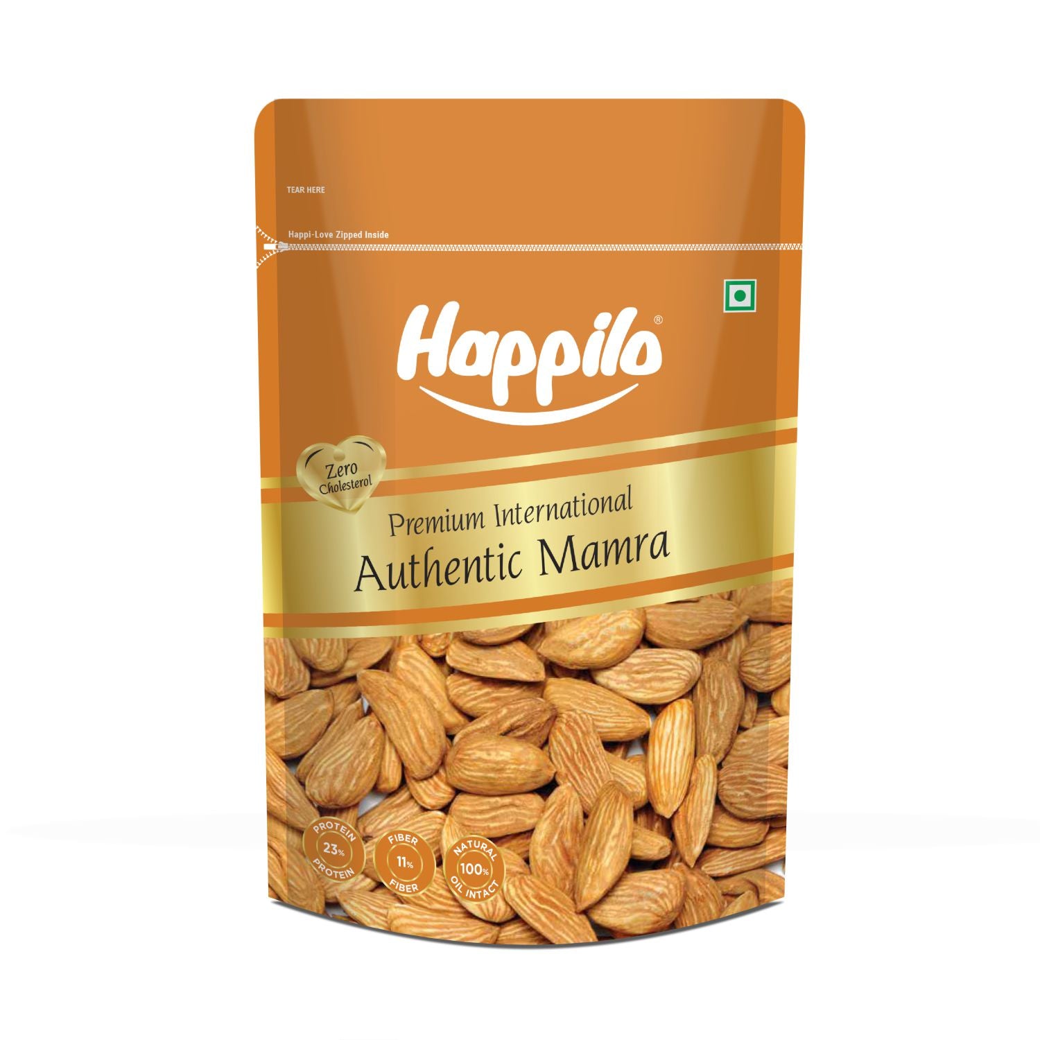 Happilo Premium Raw Mamra Almonds