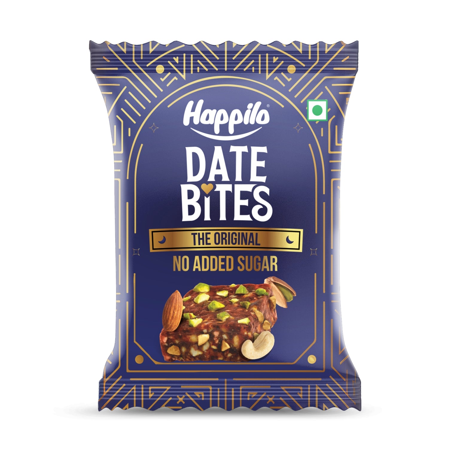 Happilo Celebration Date Bites, Nut Bites, Healthy Snacks, Premium Dry Fruit like Dates, Cashews, California Almonds, Pistcahios, Honey, Ghee,