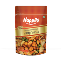 Happilo Premium International Party Snack 160g, Peanuts, Green Peas, Broad Beans, Serving at Parties, Family Gatherings, or as a convenient, on-the-go Snack