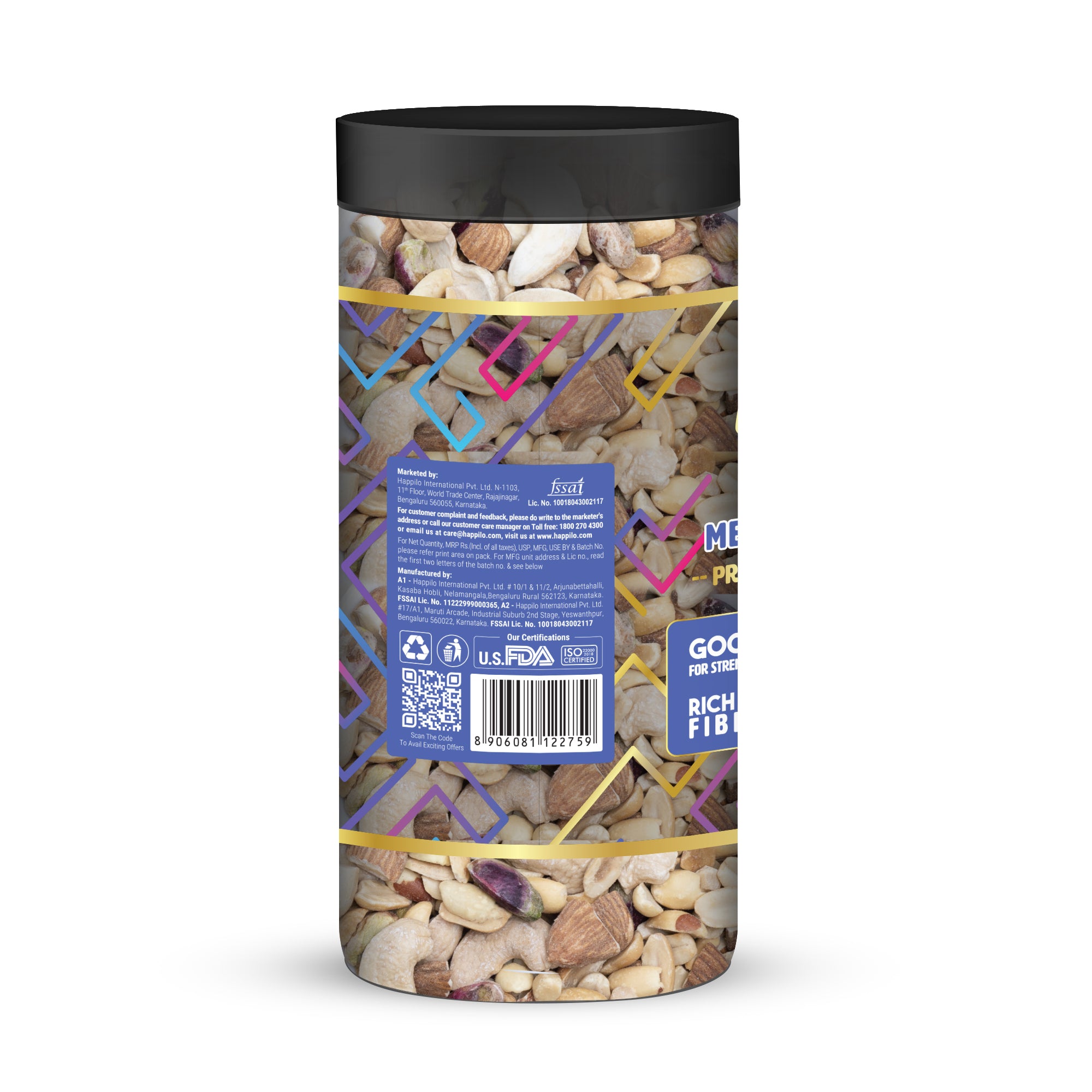 Happilo Premium International Dry Fruit Men's Health Mix 500g