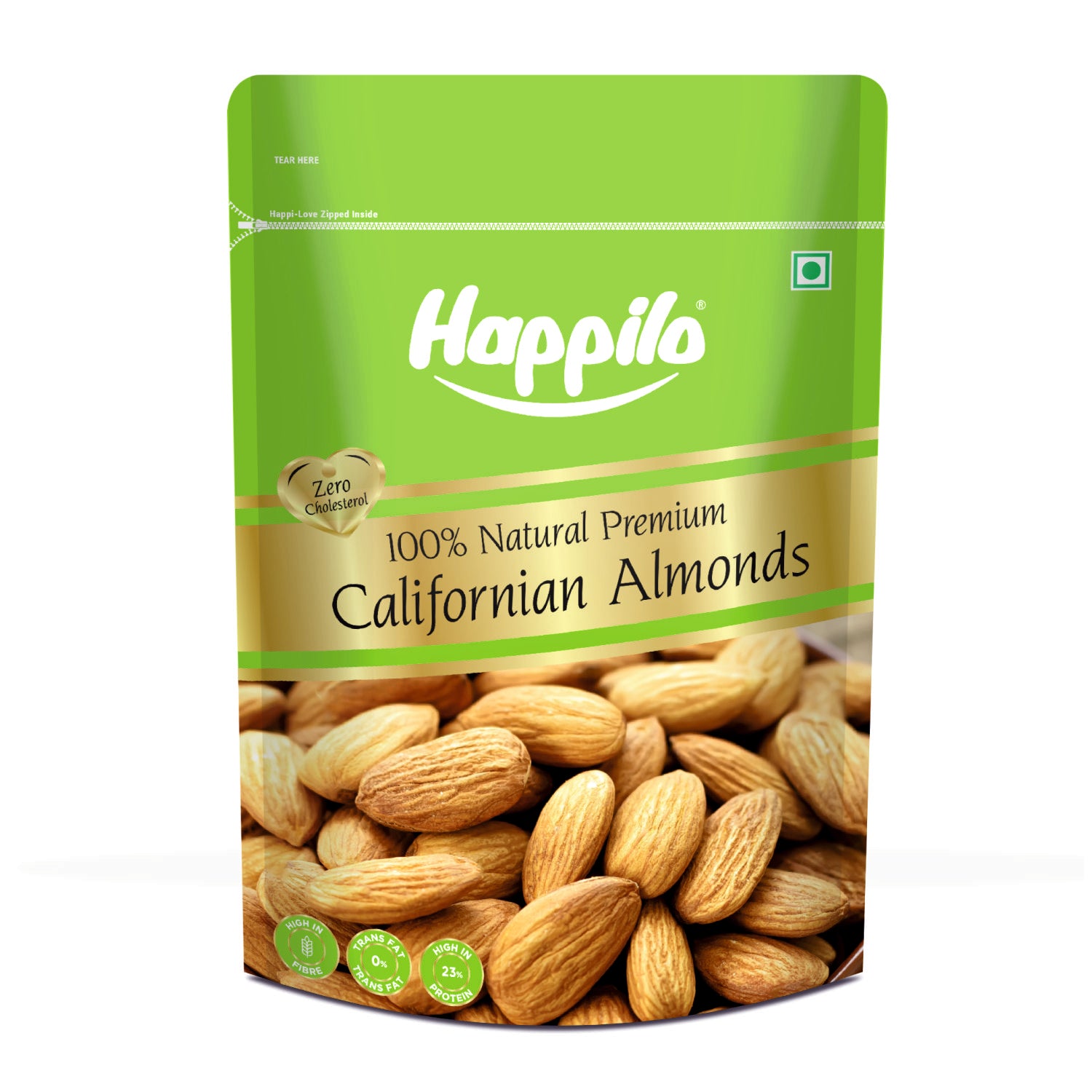 Happilo 100% Natural Premium Californian Almonds