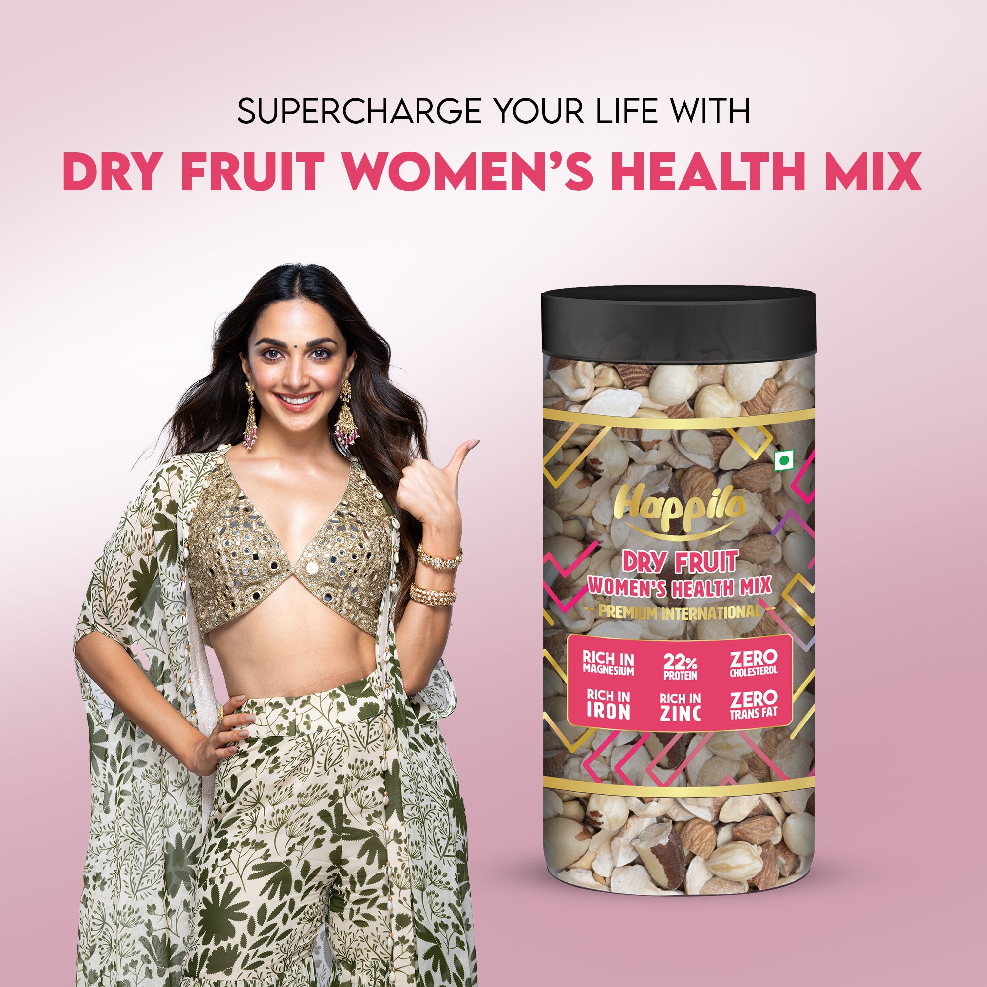 Happilo Premium International Dry Fruit Women's Health Mix 500g
