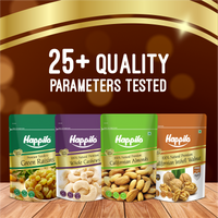 Premium Dry Fruits Combo (California Almonds 200g Whole Cashews 200g Raisins 250g & California Inshell Walnuts 200g)
