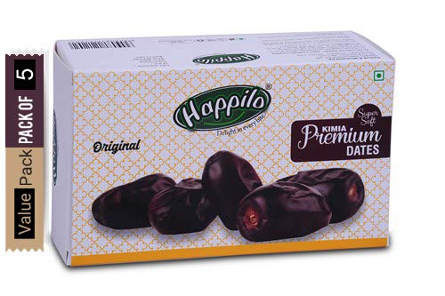 Happilo Premium Super Soft Kimia Dates 500g (Pack of 5)