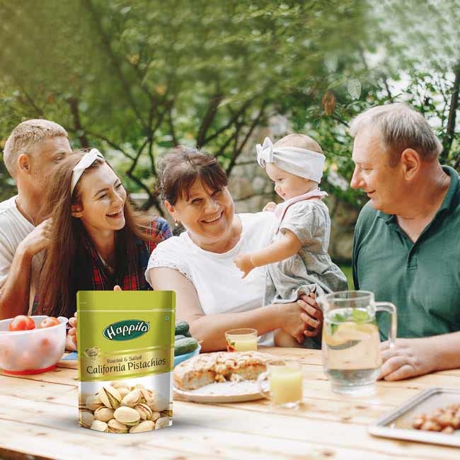Happilo Premium Californian Roasted & Salted Pistachios 80g