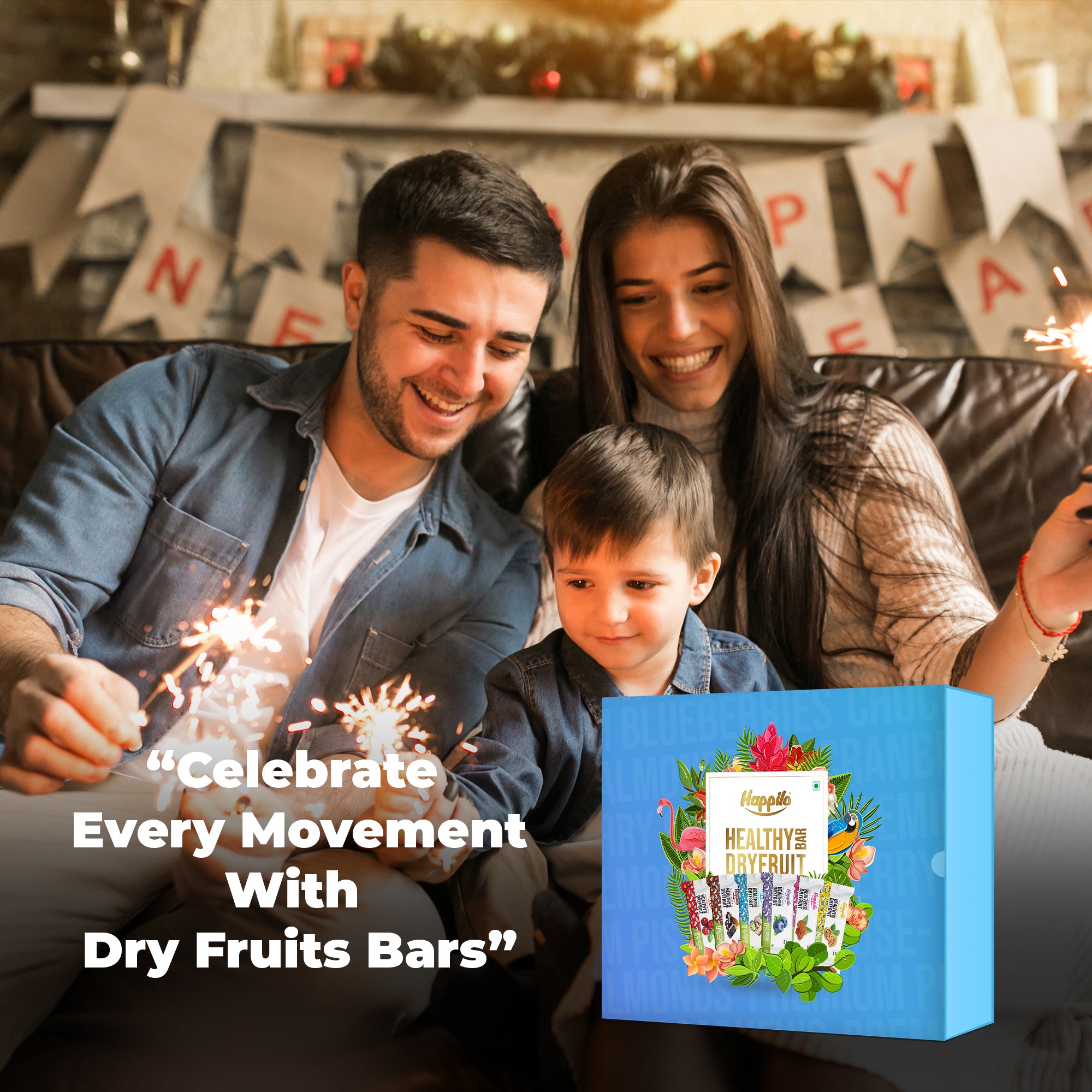 Happilo Dry Fruit Bars Gift Box Star
