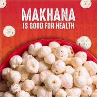 Happilo Premium Plain Prasadam Makhana 200g, Fit for Fasting, Lotus Seed Pop/Gorgon Nut Puffed Kernels, Hand-Picked