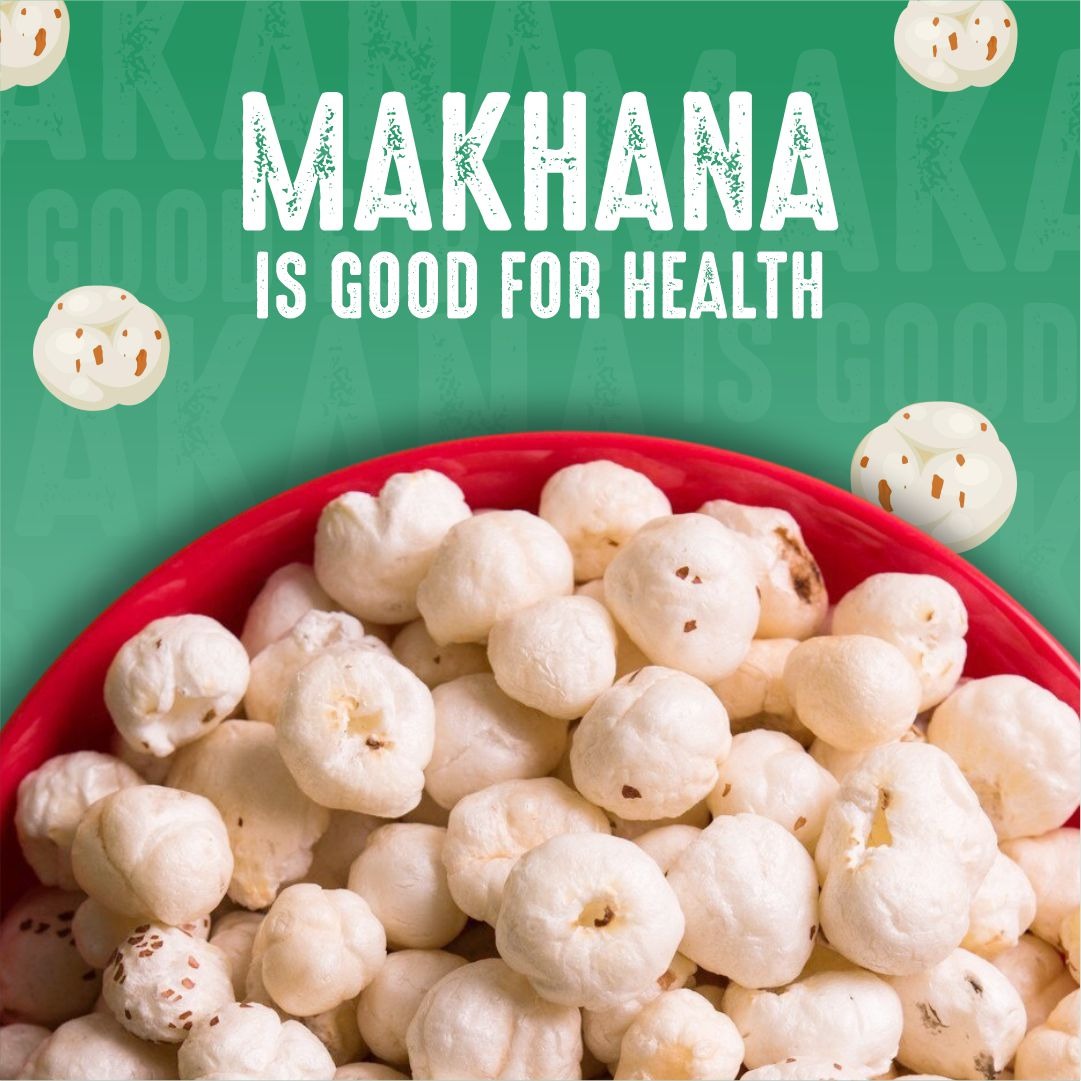 Happilo Premium Jumbo Fox Nuts (Phool Makhana) 100g | Lotus Seeds, Roasted Foxnuts | No added Preservatives and No artificial Flavours