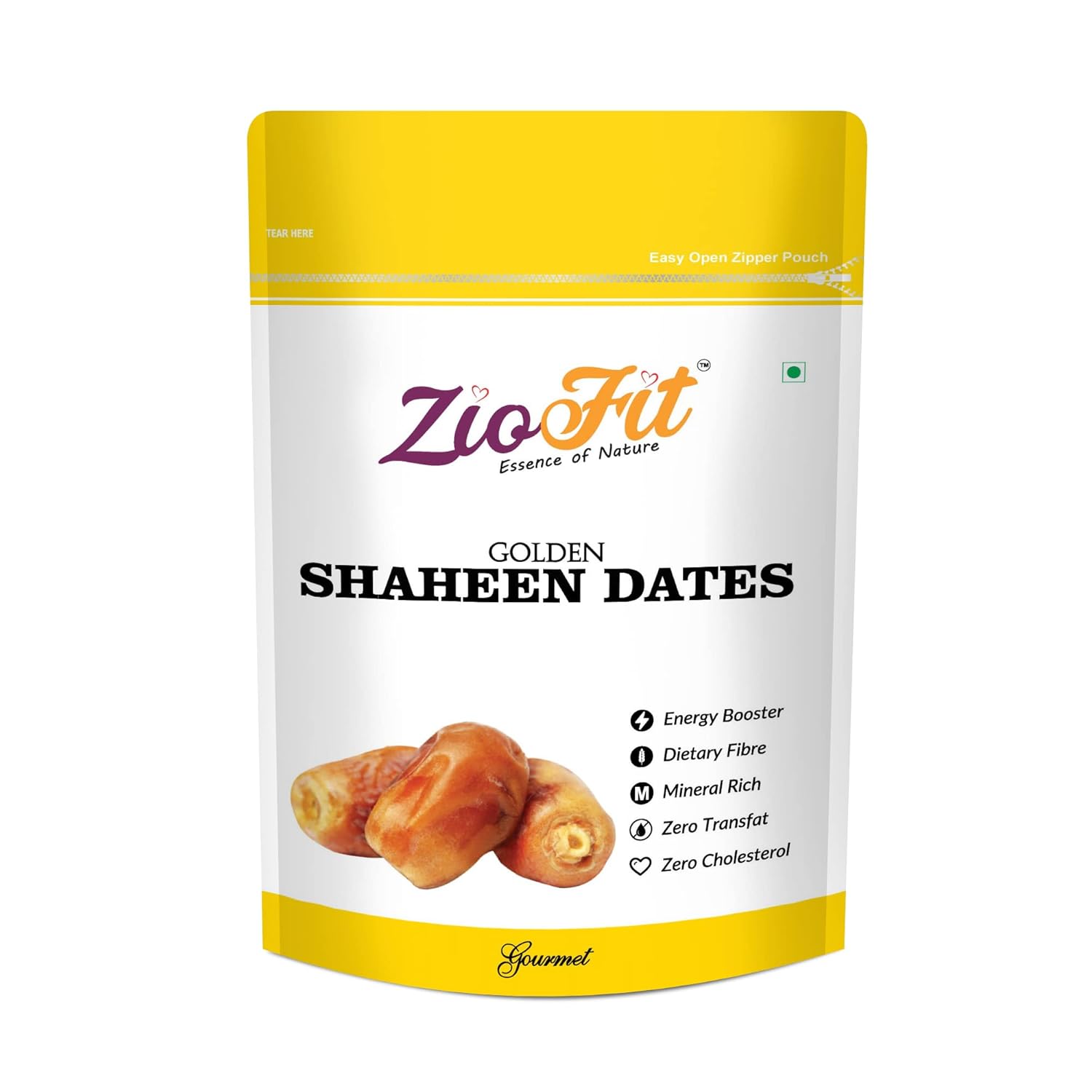 Ziofit Golden Shaheen Dates 250g (Buy 1 Get 1 Free)