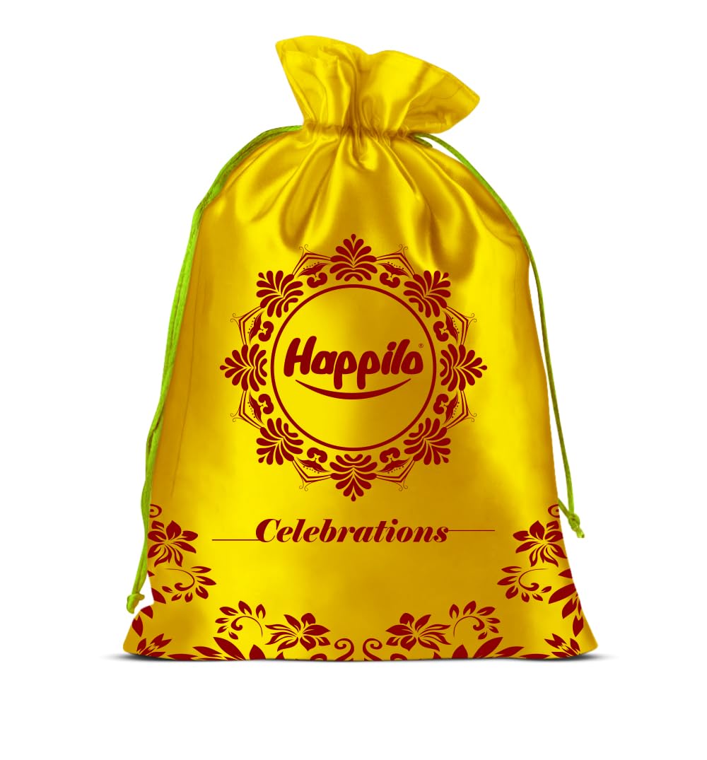 Happilo Premium Nuts & Dryfruit Celebrations Gift Potli Chandrayaan (Almond, Cashews Pista & Raisin) 390g