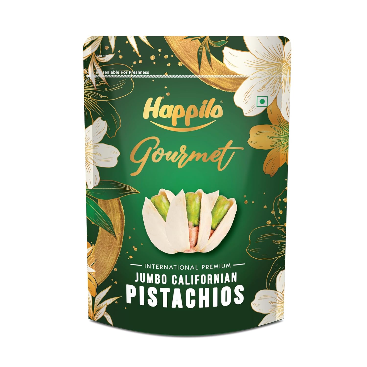 Happilo Gourmet Jumbo Californian Pistachios 200g