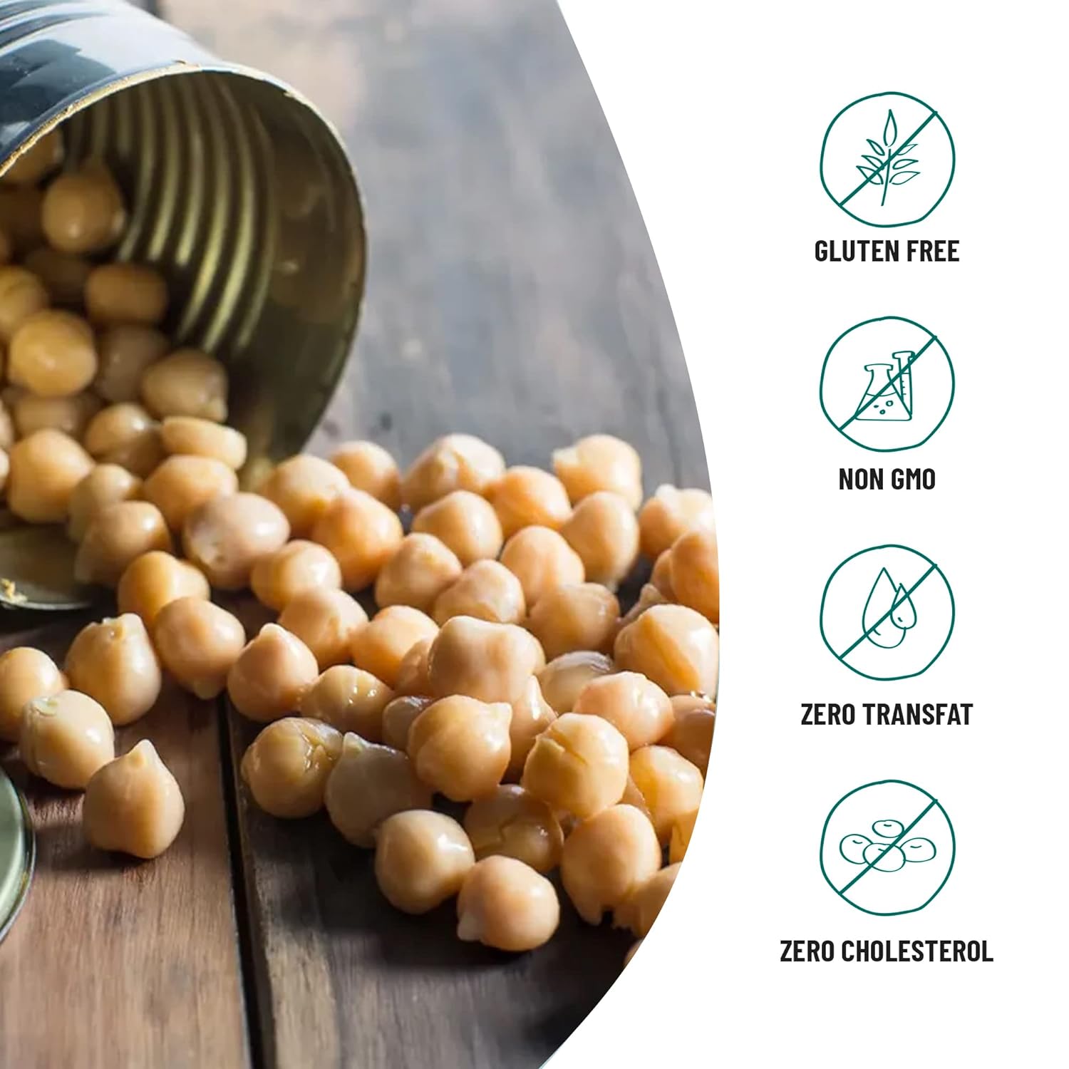 Happilo Premium Super Snack Himalayan Salt & Pepper Chickpeas (Pack Of 12) 20g