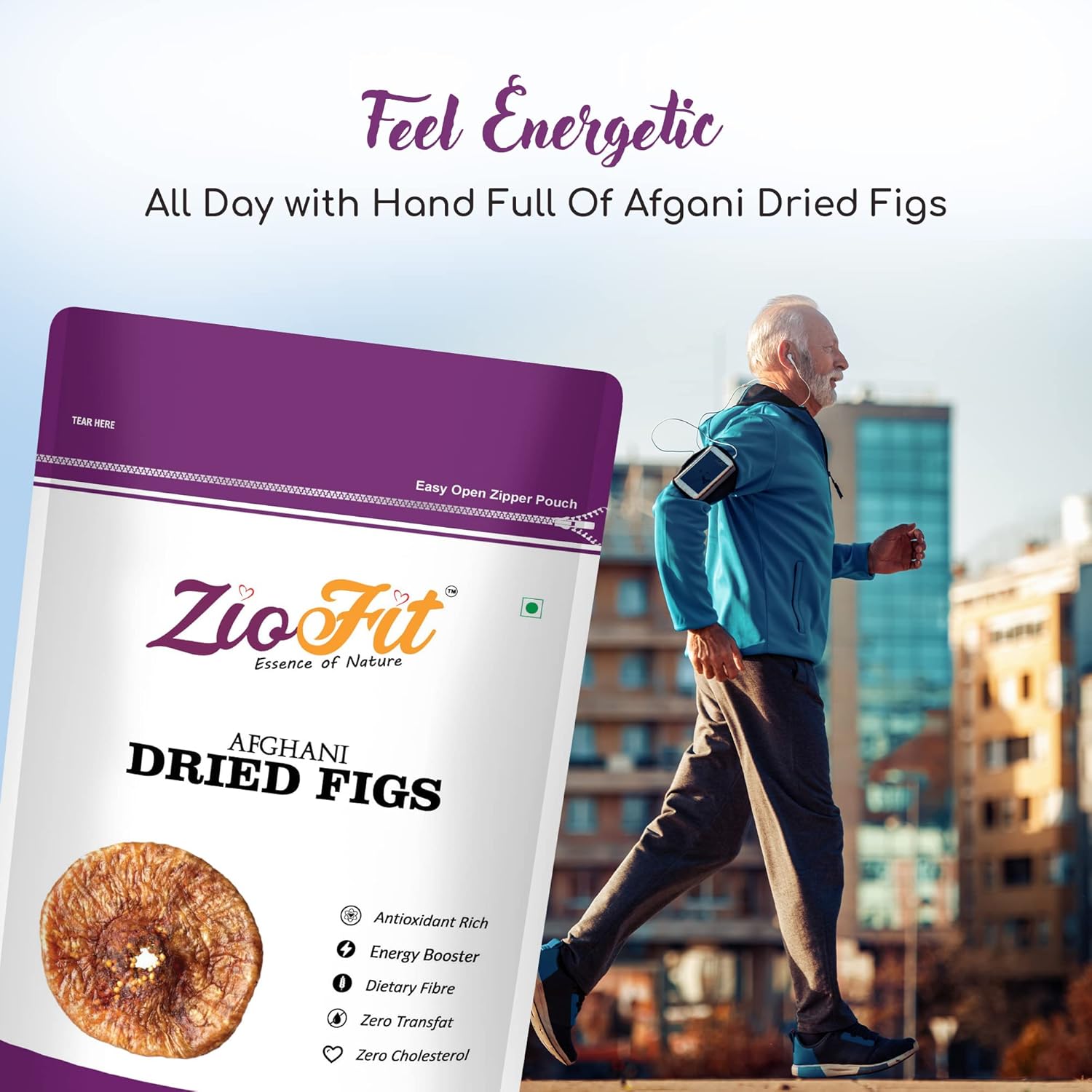 Ziofit Dried Figs 200g (Buy 1 Get 1 Free)