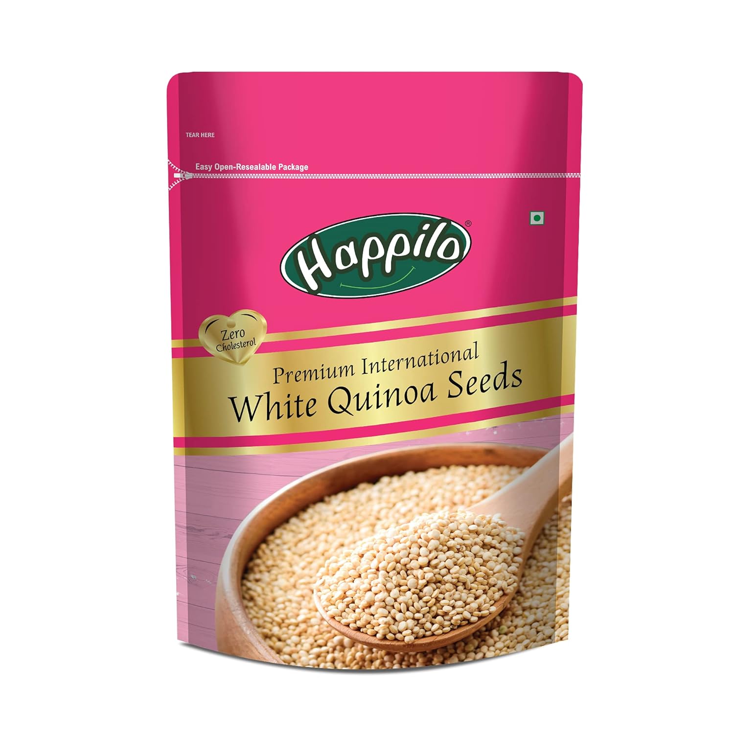 Happilo Premium Raw Gluten Free White Quinoa seeds 500g