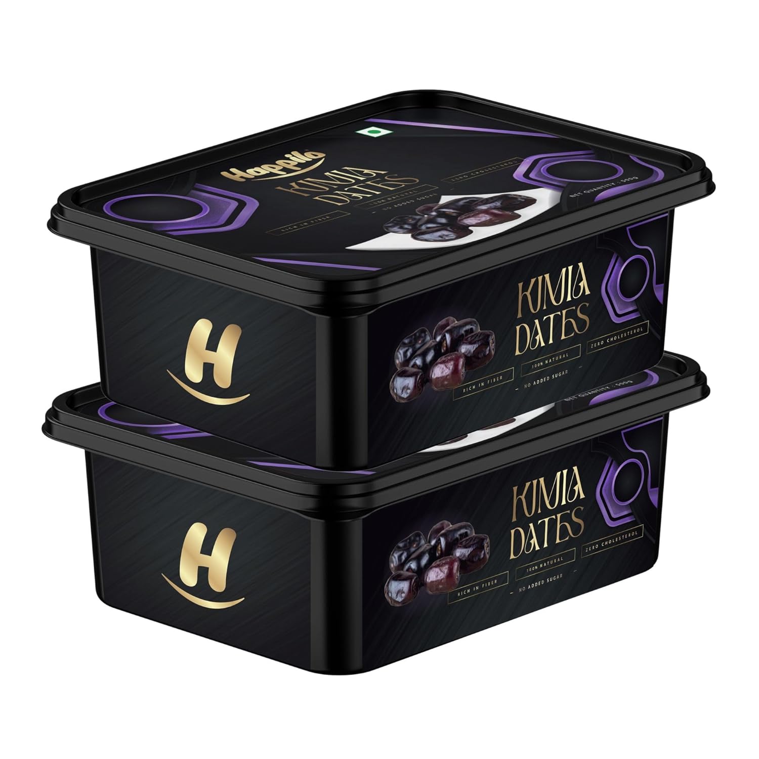 Happilo Premium Super Soft Kimia Dates 500g (Pack of 2)