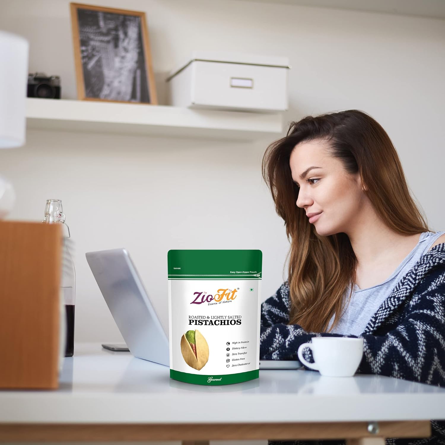 Ziofit Roasted & Lightly Salted Pistachios 200g (Buy 1 Get 1 Free)