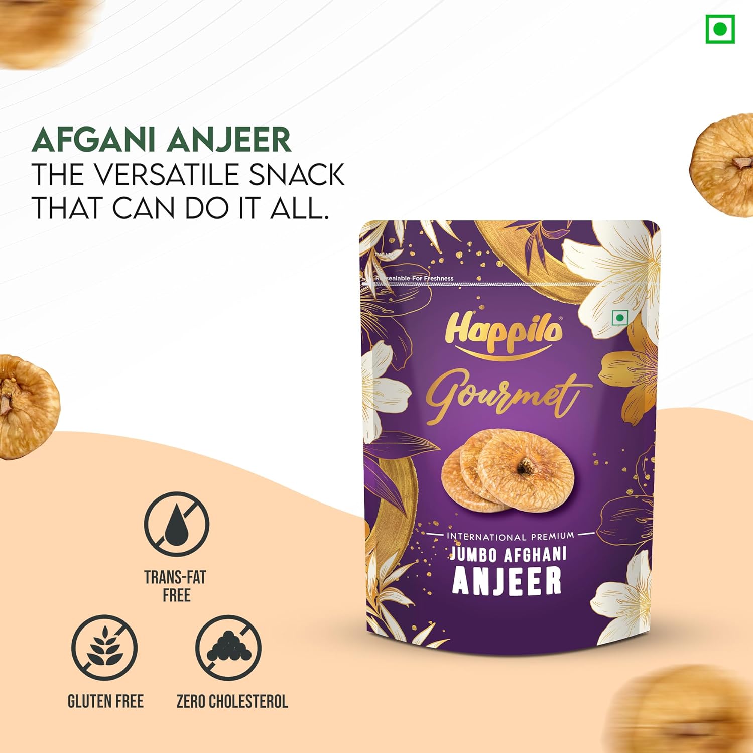 Happilo Gourmet Jumbo Anjeer 200g