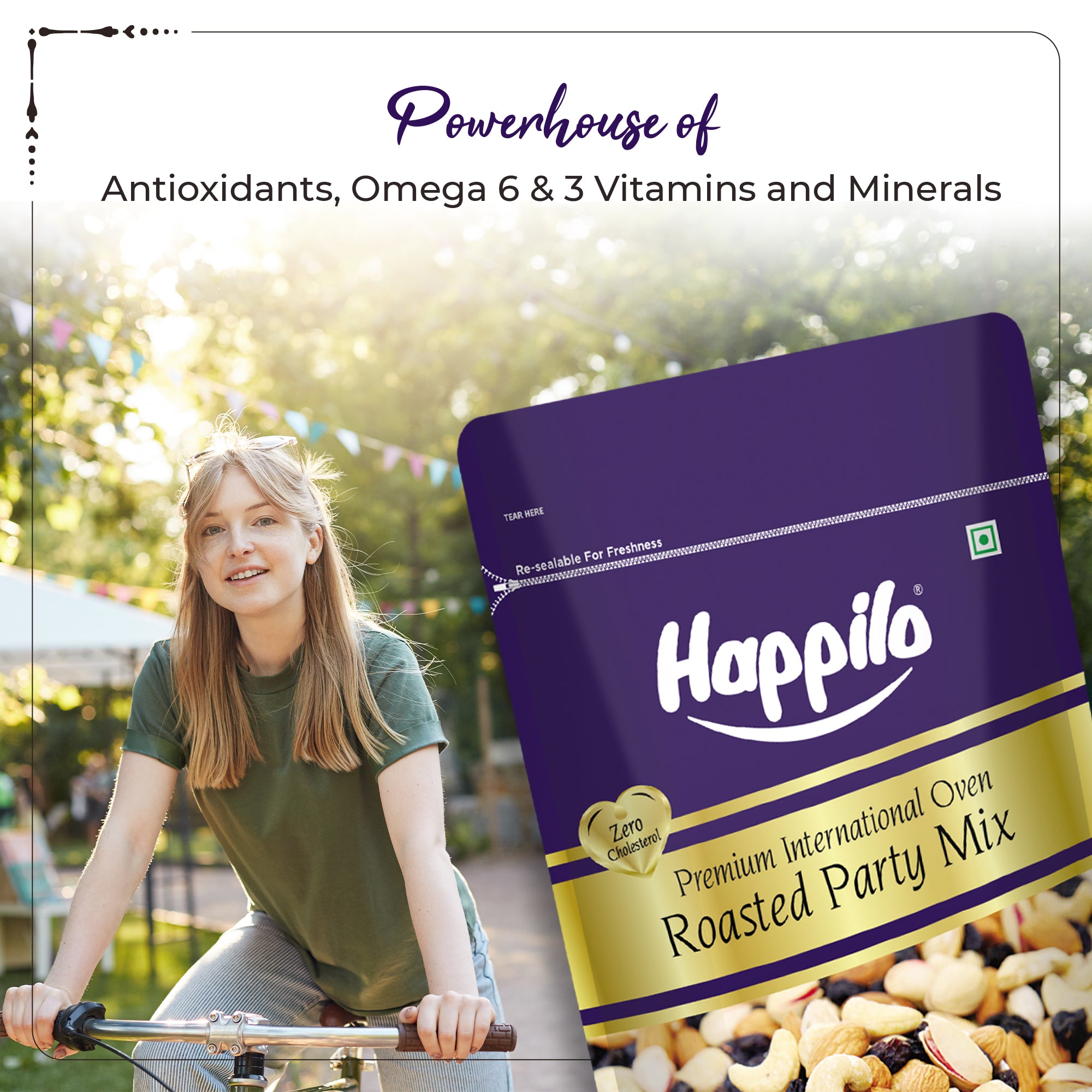 Happilo Premium Oven Roasted & Lightly Salted Party Mix