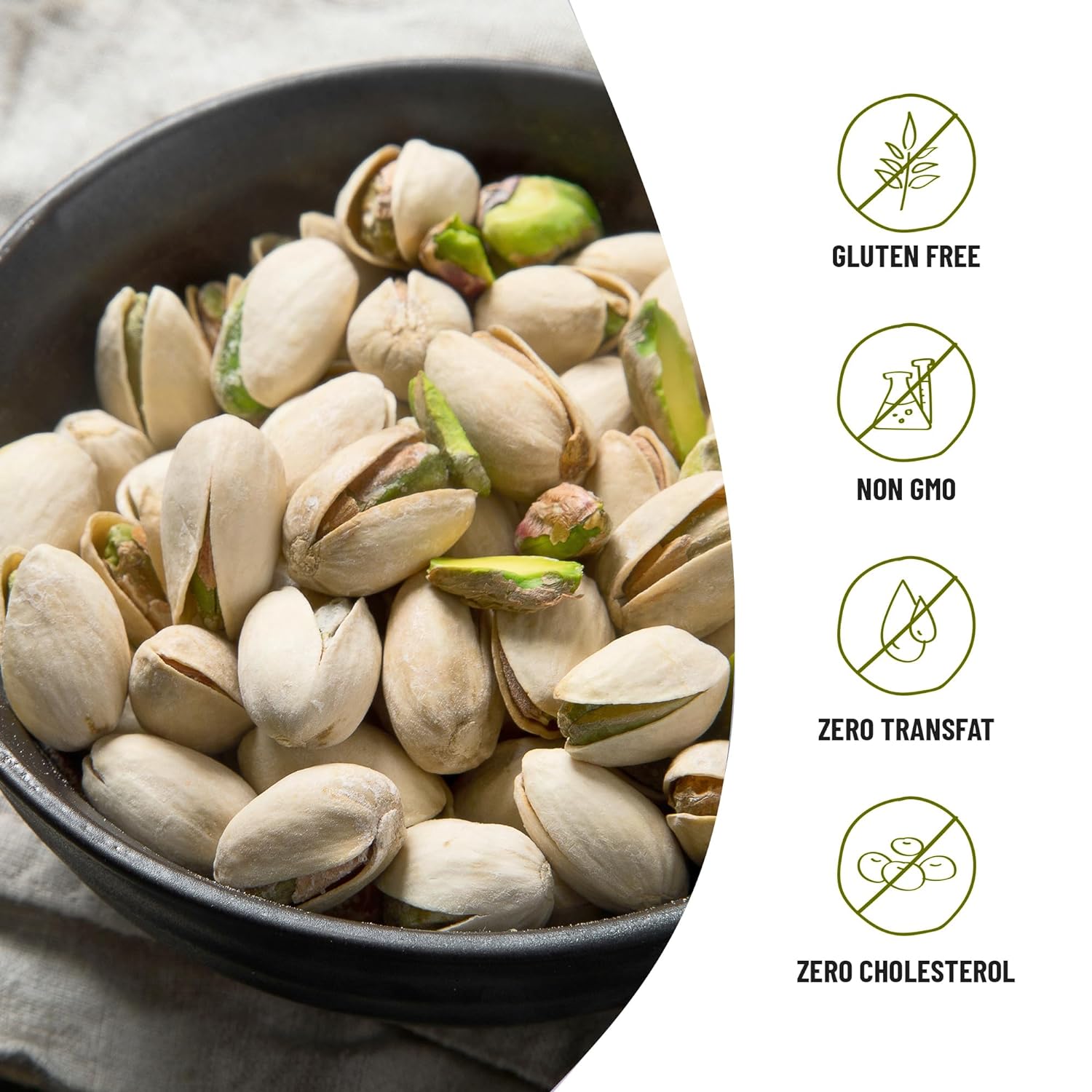Happilo Smart Snack Roasted & Salted Californian Pistachios (Pack Of 12) 15g+3g (20% Extra)
