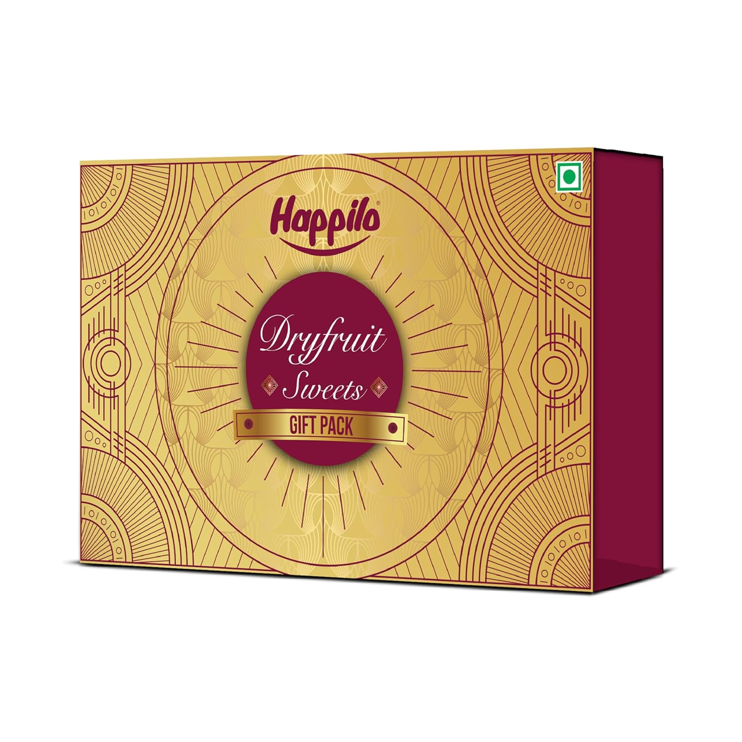 Happilo Dry Fruit Sweet Gift Pack 60g, Blueberries, Choco Almonds, Pistachios, Cranberry Cashews