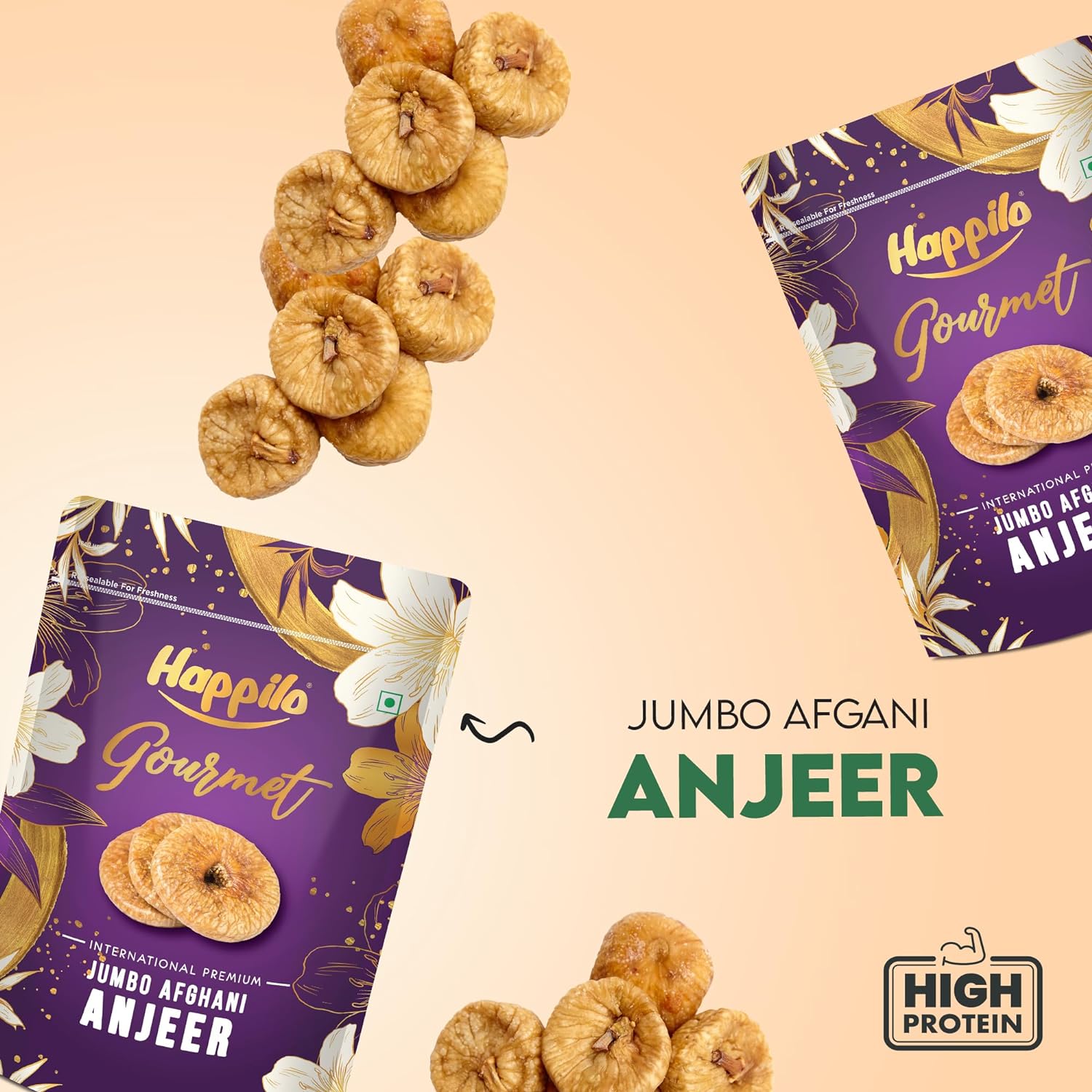 Happilo Gourmet Jumbo Anjeer 200g