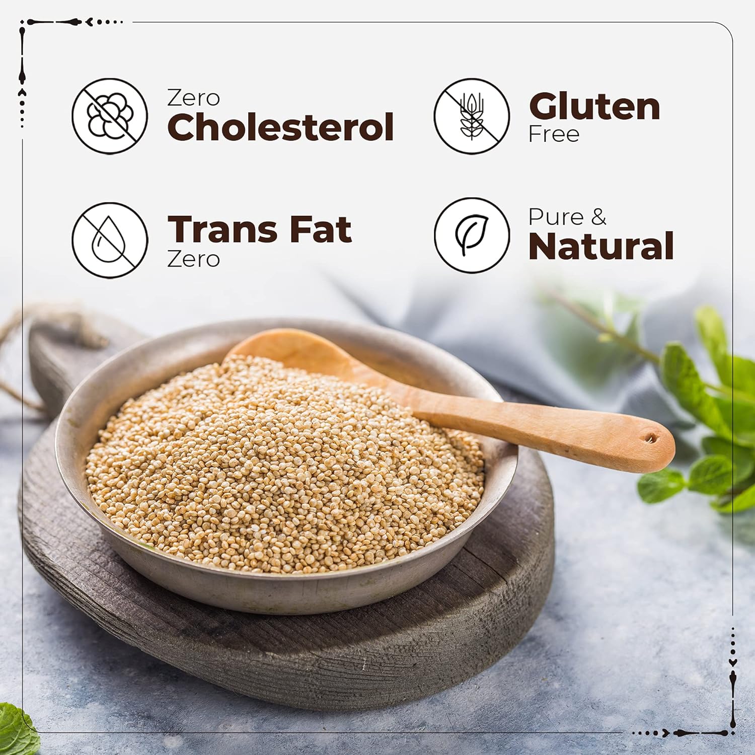 Happilo Premium Raw Gluten Free White Quinoa seeds 500g