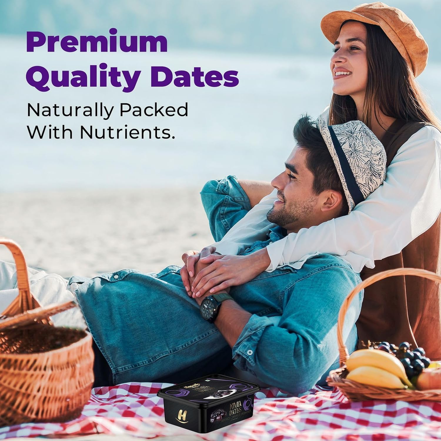 Happilo Premium Super Soft Kimia Dates 500g (Pack of 2)