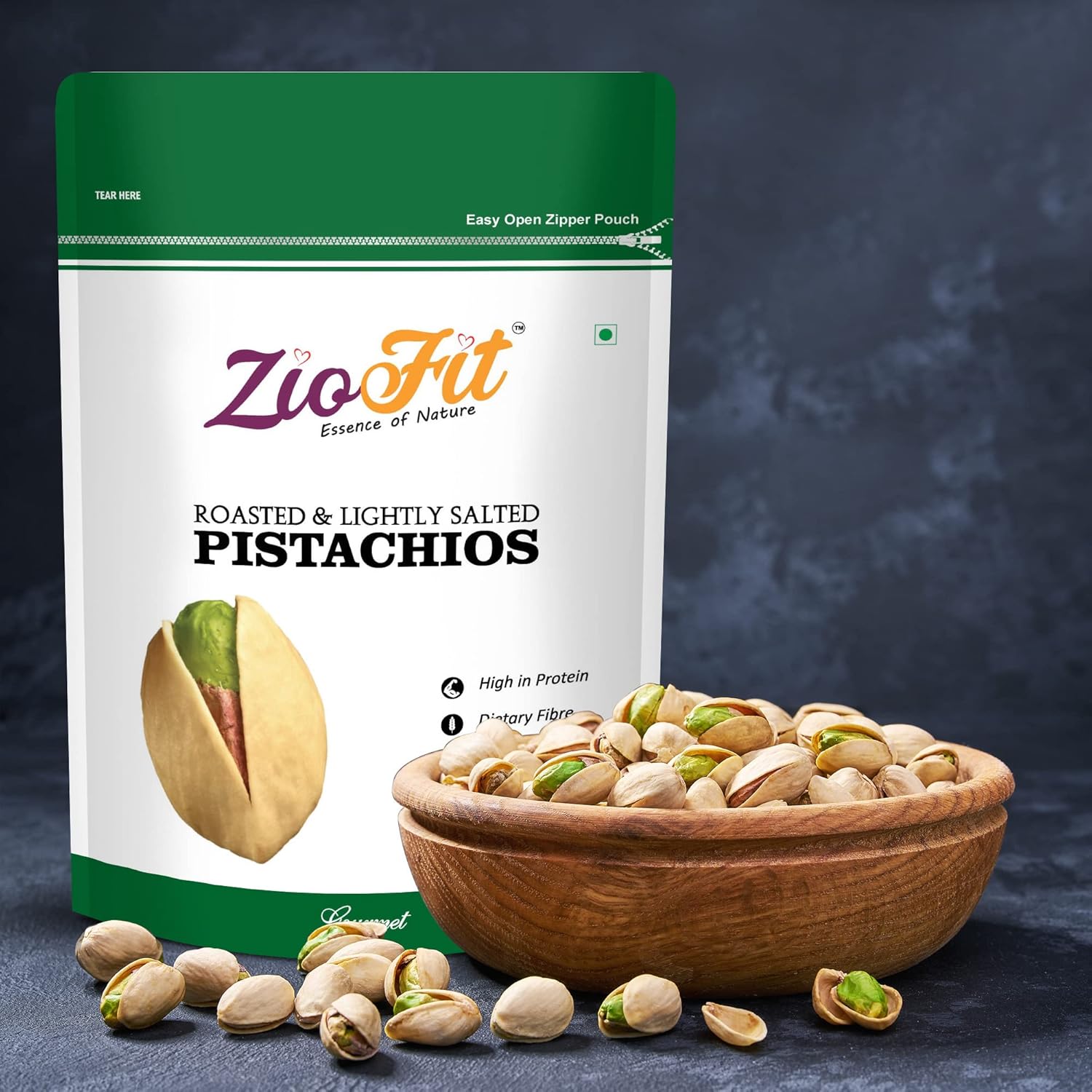 Ziofit Roasted & Lightly Salted Pistachios 200g (Buy 1 Get 1 Free)