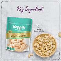 Happilo Natural Popular Cashews, Nutritious & Delicious Nuts, Signature Plain, High Fiber, Rich In Protein, 400g