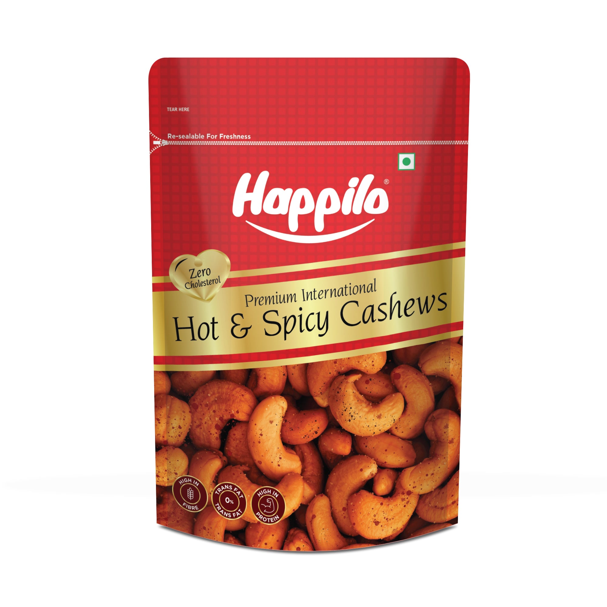 Happilo Premium International Hot & Spice Cashew 160g