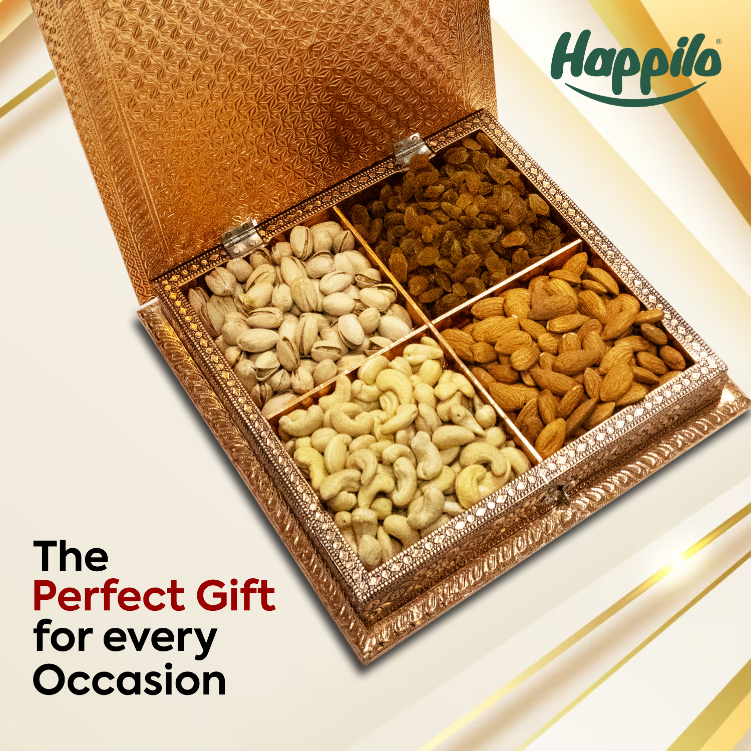 Happilo Dry Fruit Celebrations Gift Box Meenakari 430g