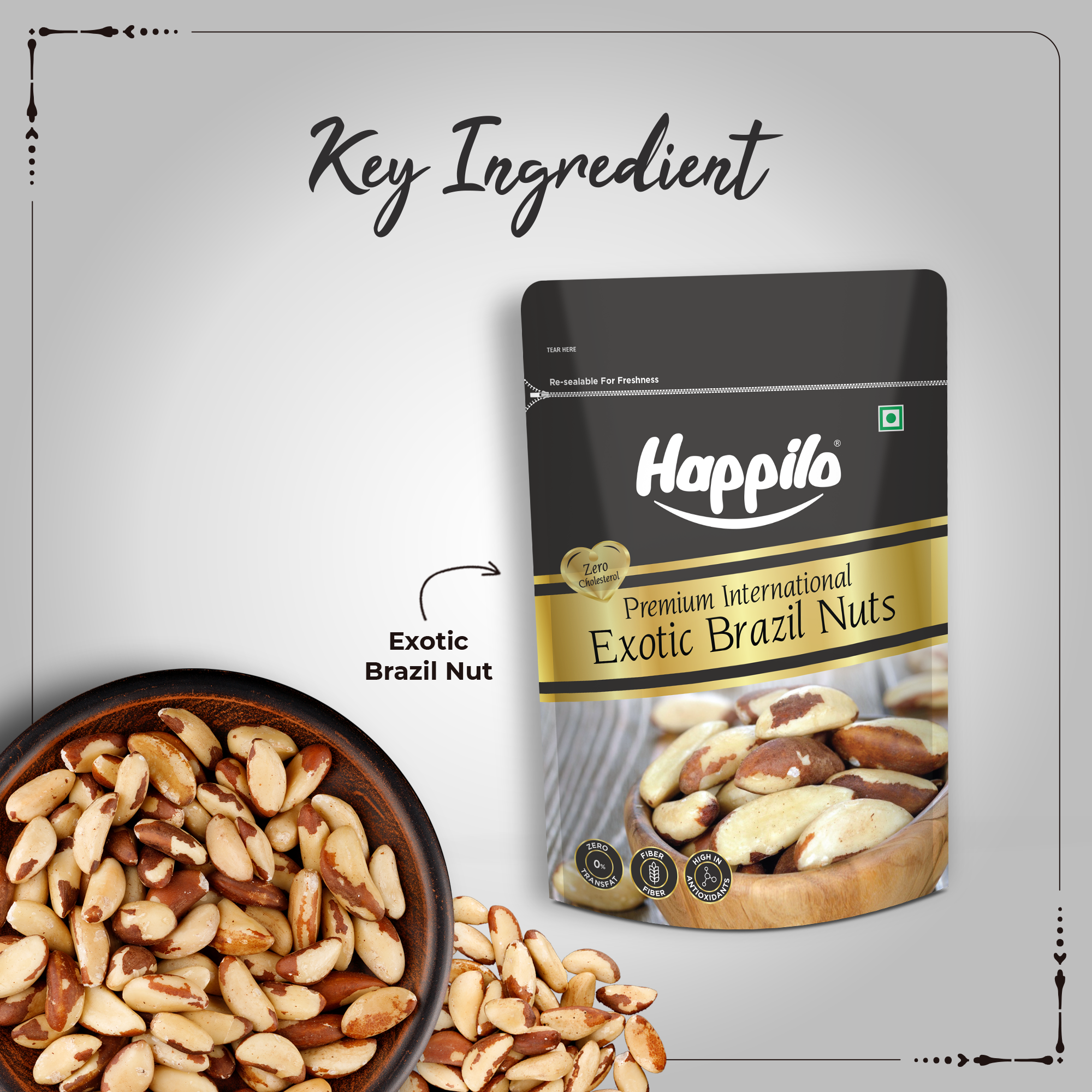 Happilo Premium International Exotic Brazil Nuts | Happilo