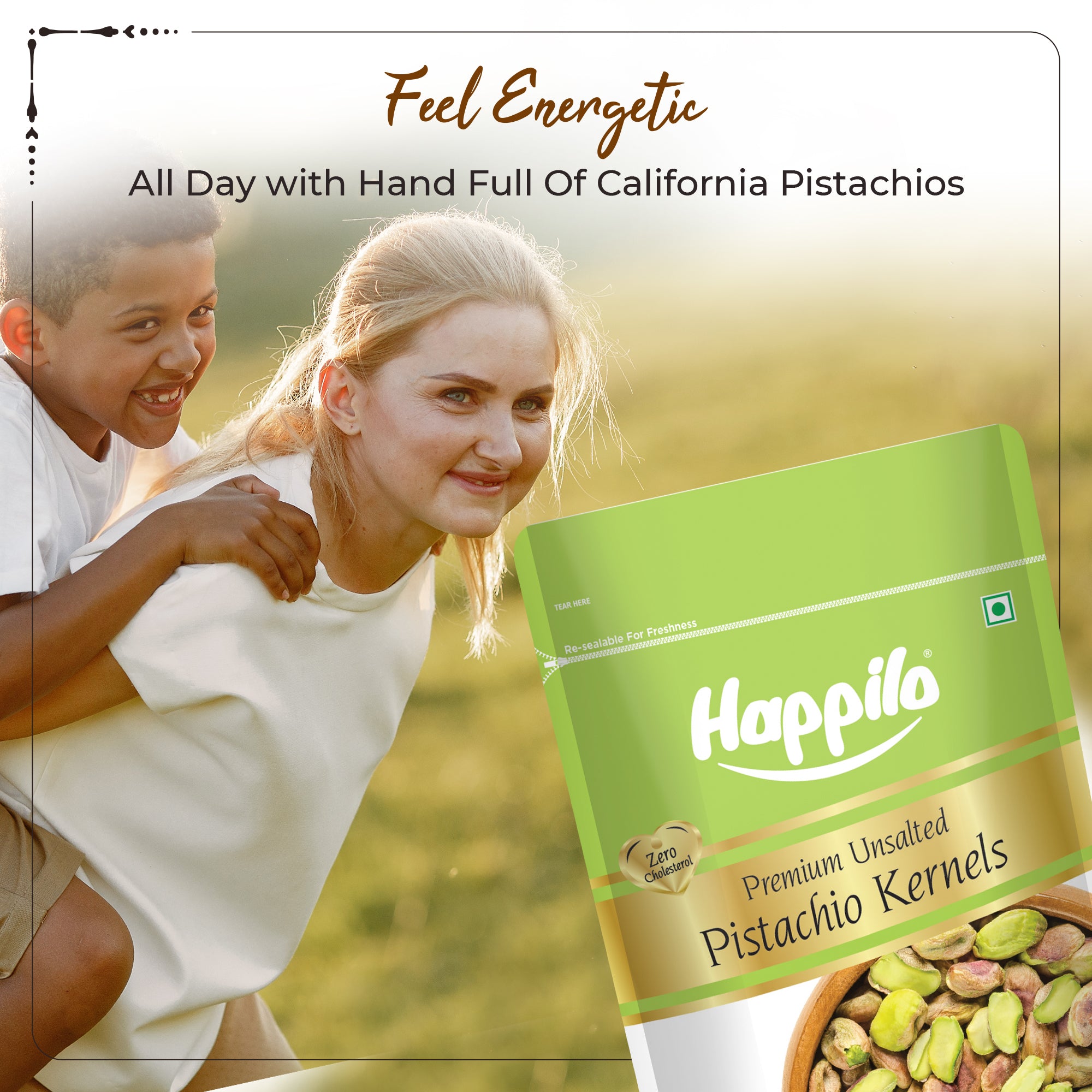 Happilo Premium Unsalted Pistachio Kernels