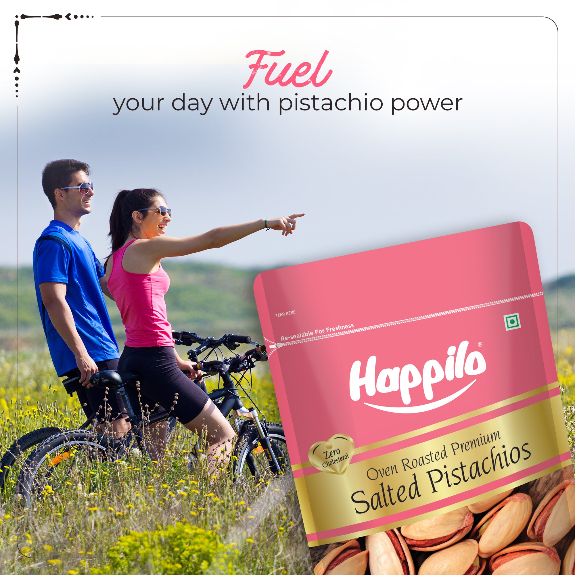 Happilo Premium Oven Roasted & Salted Pistachios