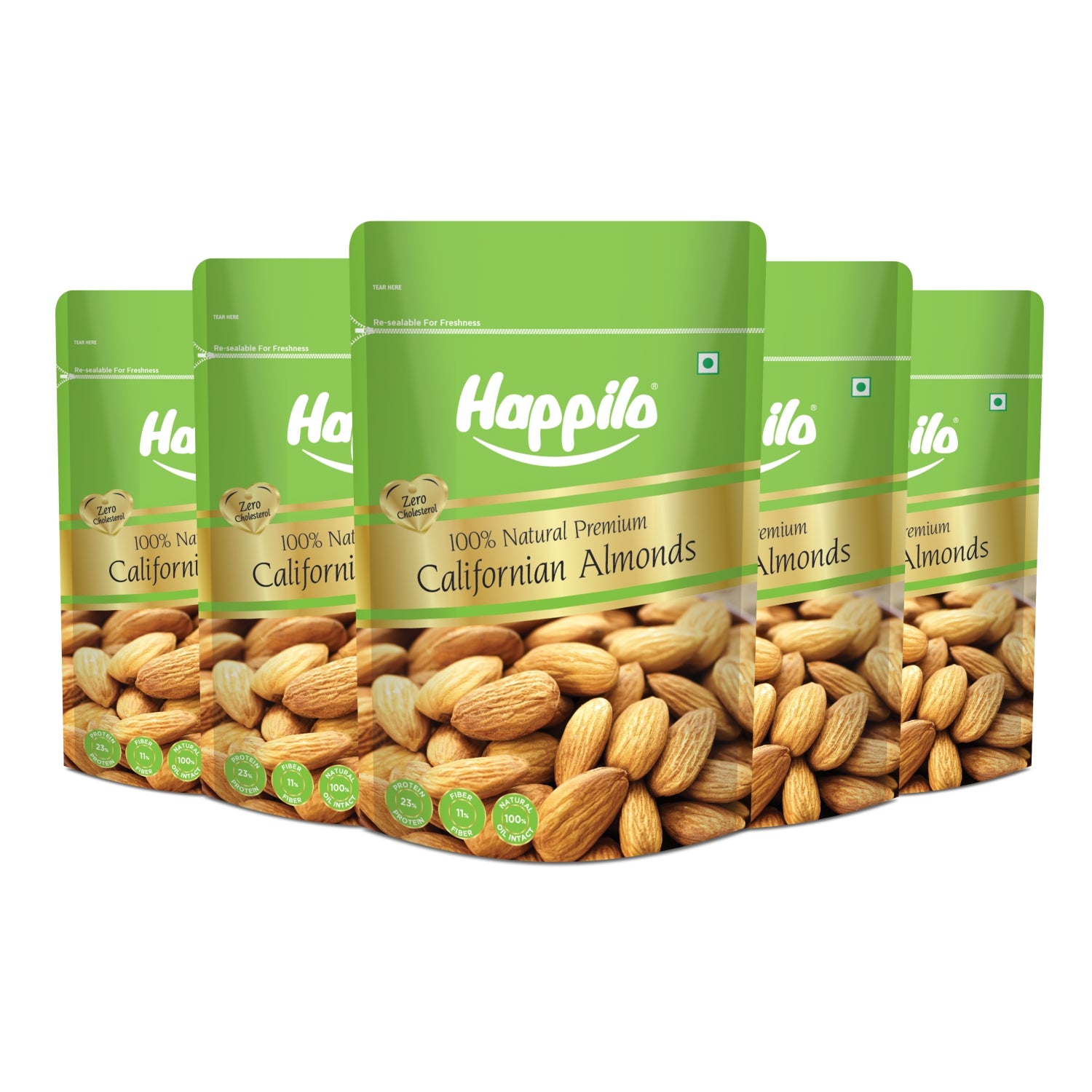 Happilo 100% Natural Premium California Almonds