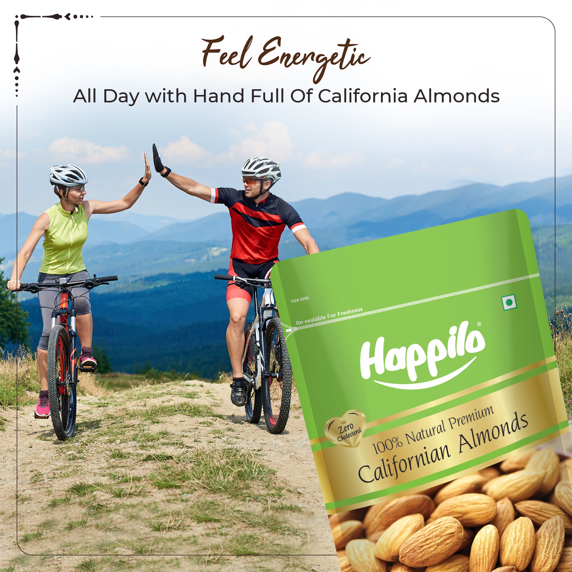 Happilo 100% Natural Premium California Almonds