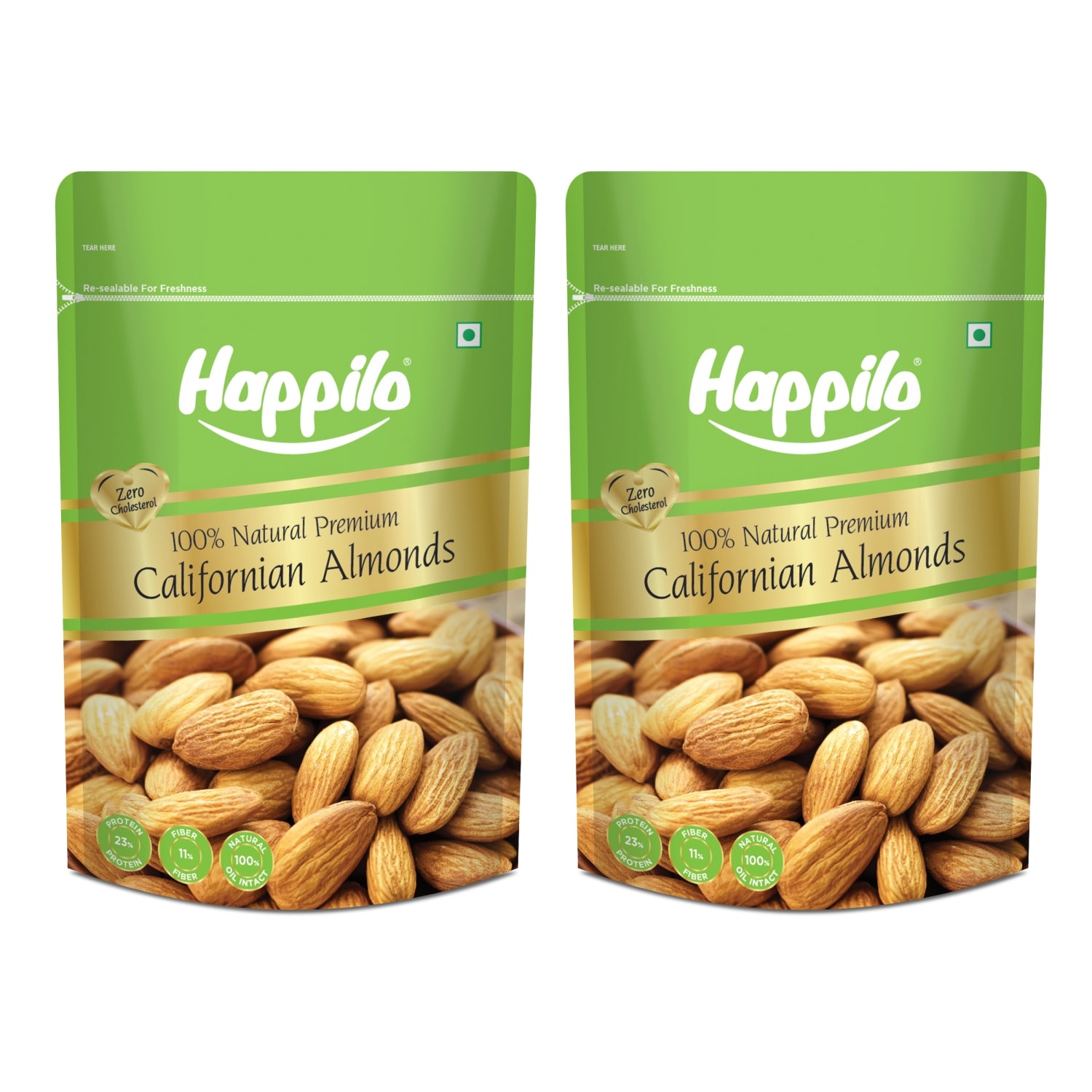 Happilo 100% Natural Premium California Almonds