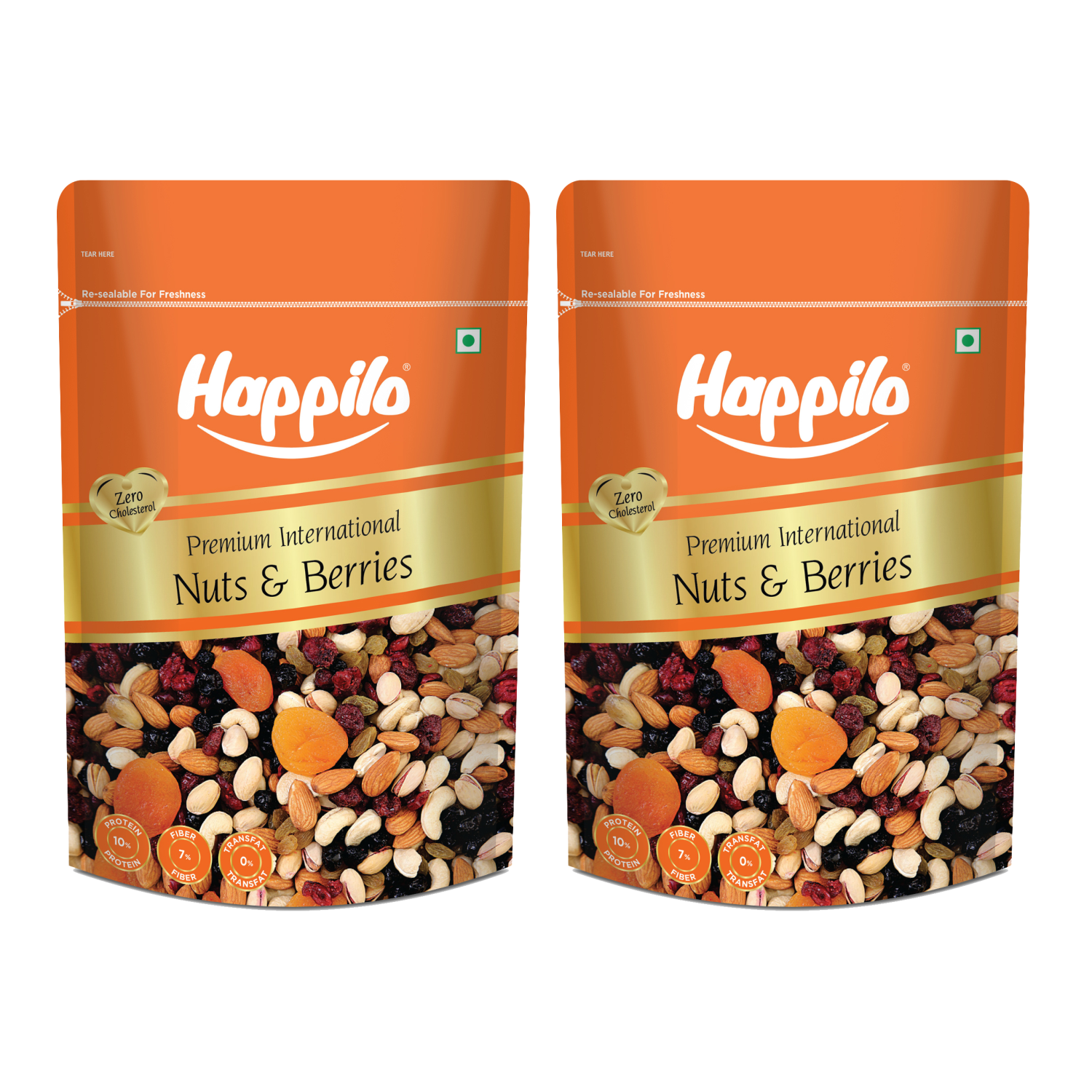 Happilo Healthy & Tasty Premium Nuts and Berries Mix